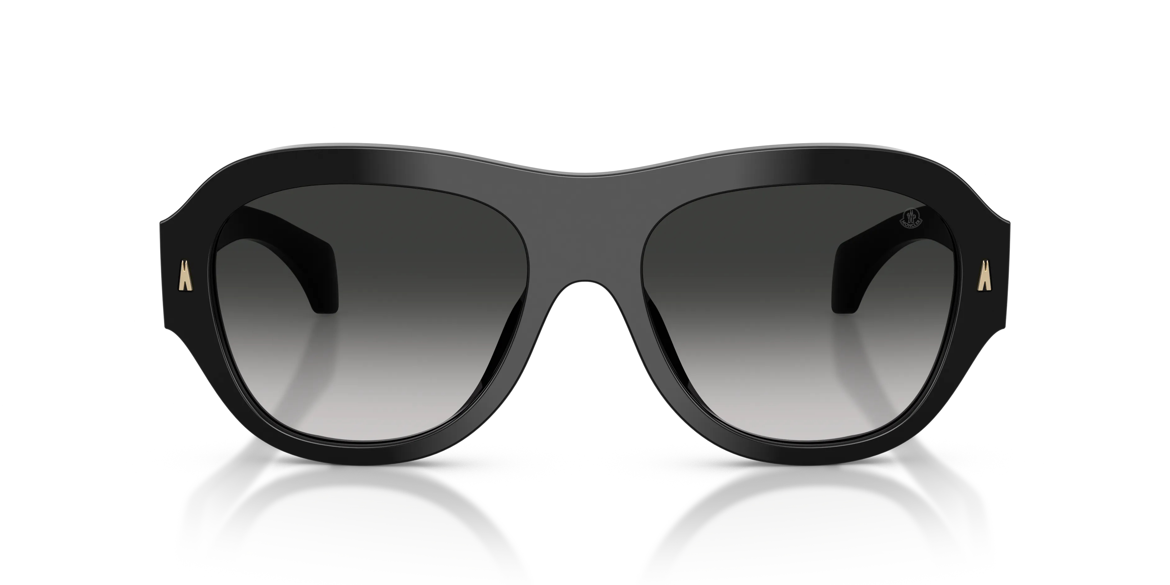 Moncler ME6015U ELEVANE 30013C Occhiali da sole Acetato Nero Grigio Geometrica Normale Sfumato - immagine 3