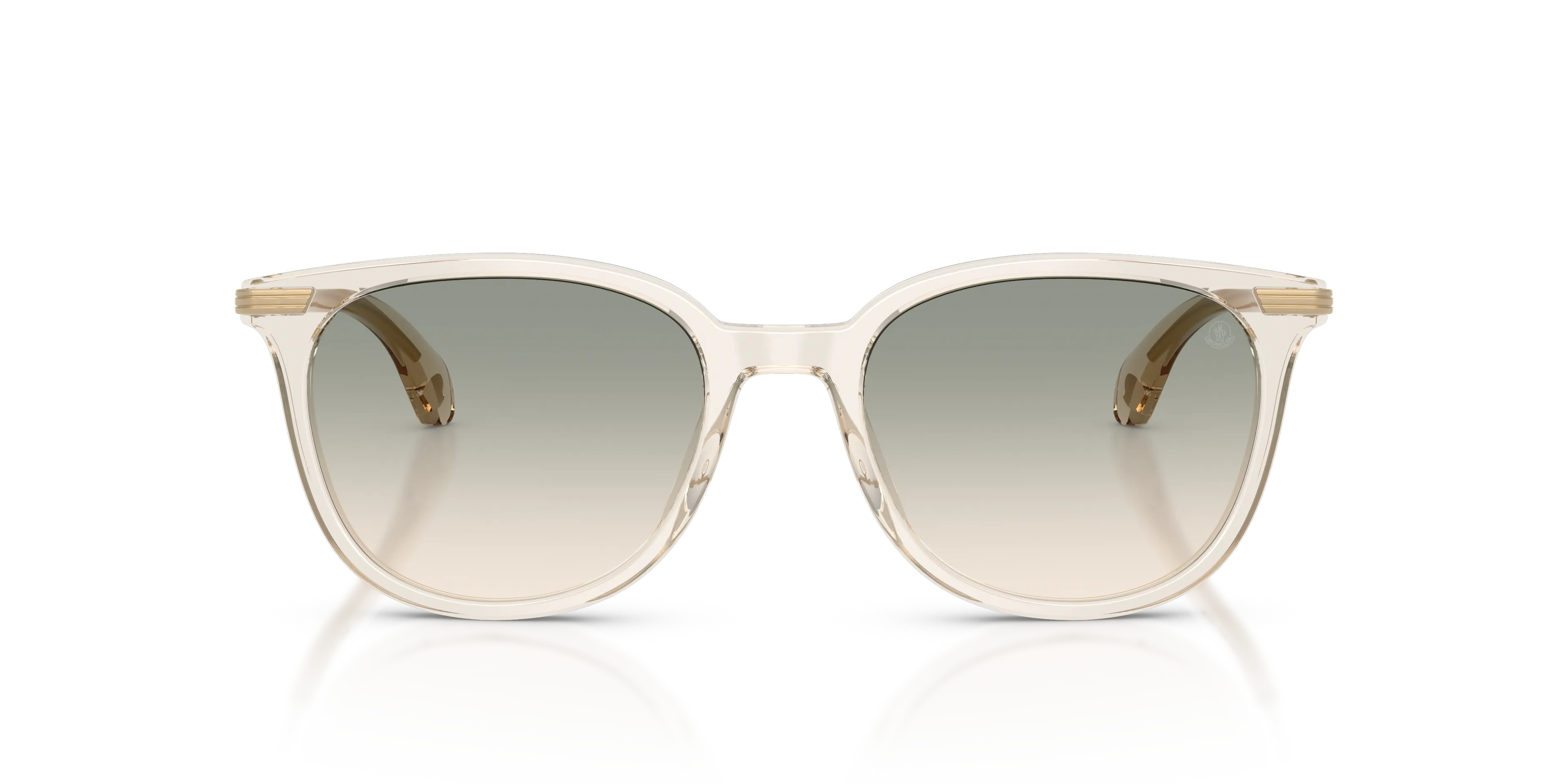 Moncler ME6013 KORRA 30032C Occhiali da sole Acetato Marrone Marrone Rotonda Normale Sfumato - immagine 3