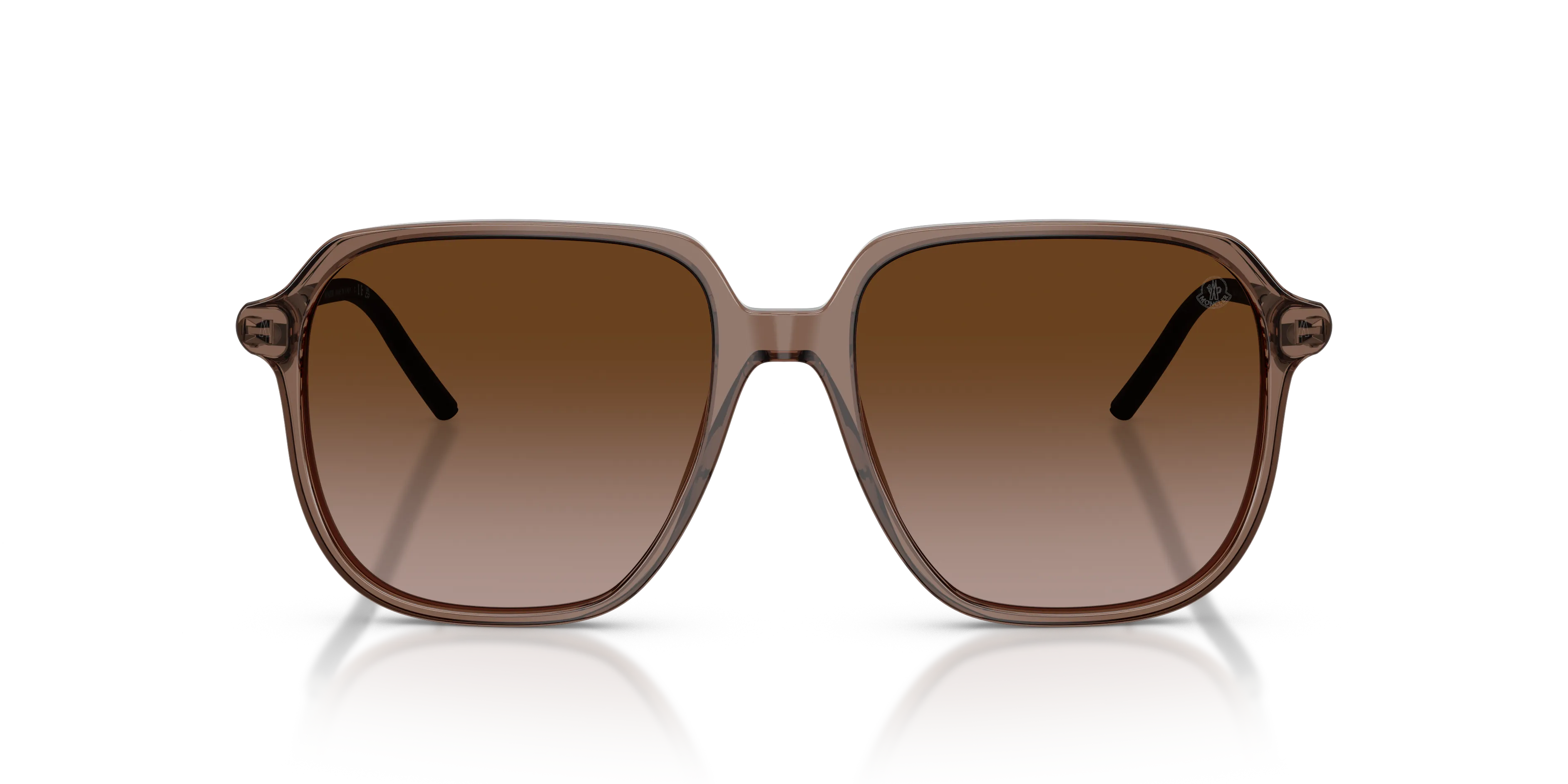 Moncler ME6010 CYLIN 301813 Occhiali da sole Acetato Marrone Marrone Pilot Normale Sfumato - immagine 3