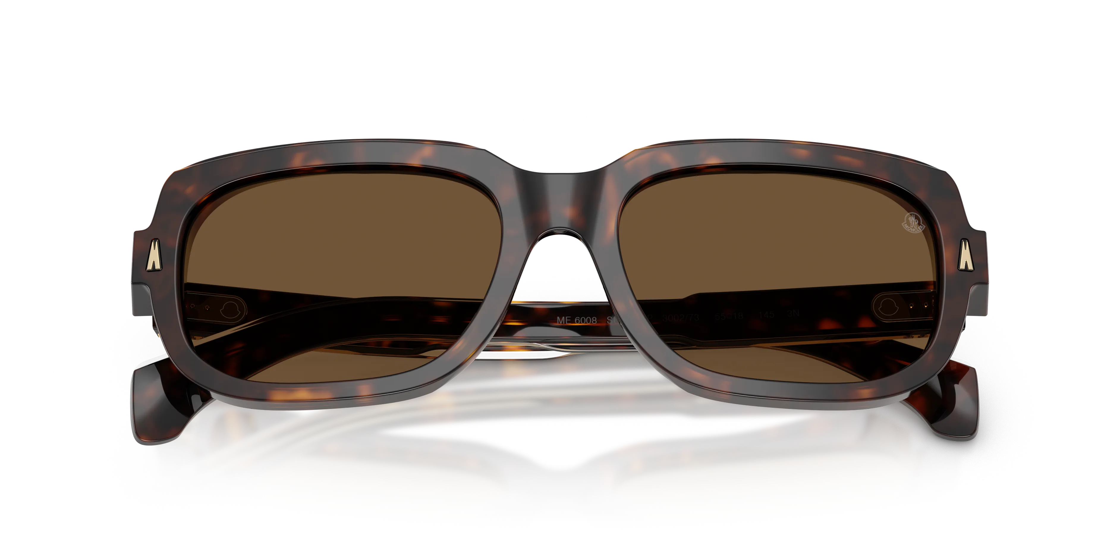 Moncler ME6008 SUNTRAP 300273 Occhiali da sole Acetato Tartaruga Marrone Pillow Normale - immagine 2