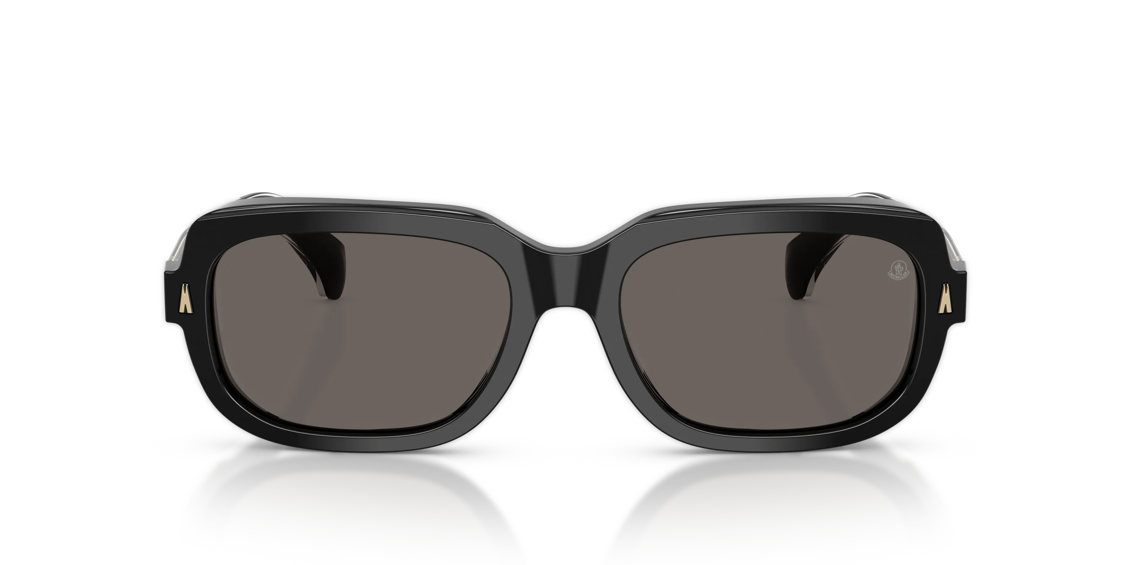 Moncler ME6008 SUNTRAP 300187 Occhiali da sole Acetato Nero Grigio Pillow Normale - immagine 3
