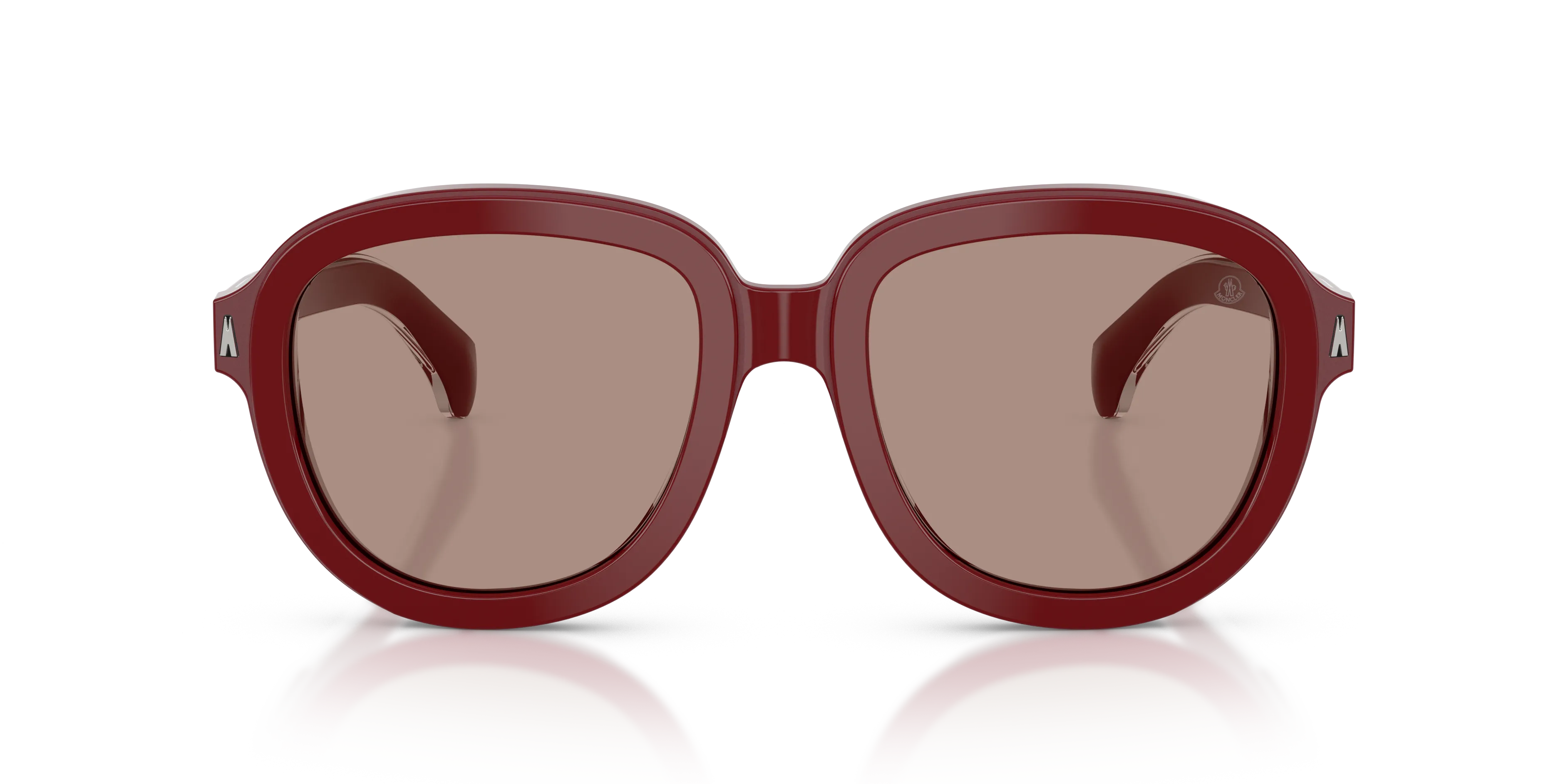 Moncler ME6007U CIRSEE 301675 Occhiali da sole Acetato Rosso Rosso Pilot Normale - immagine 3