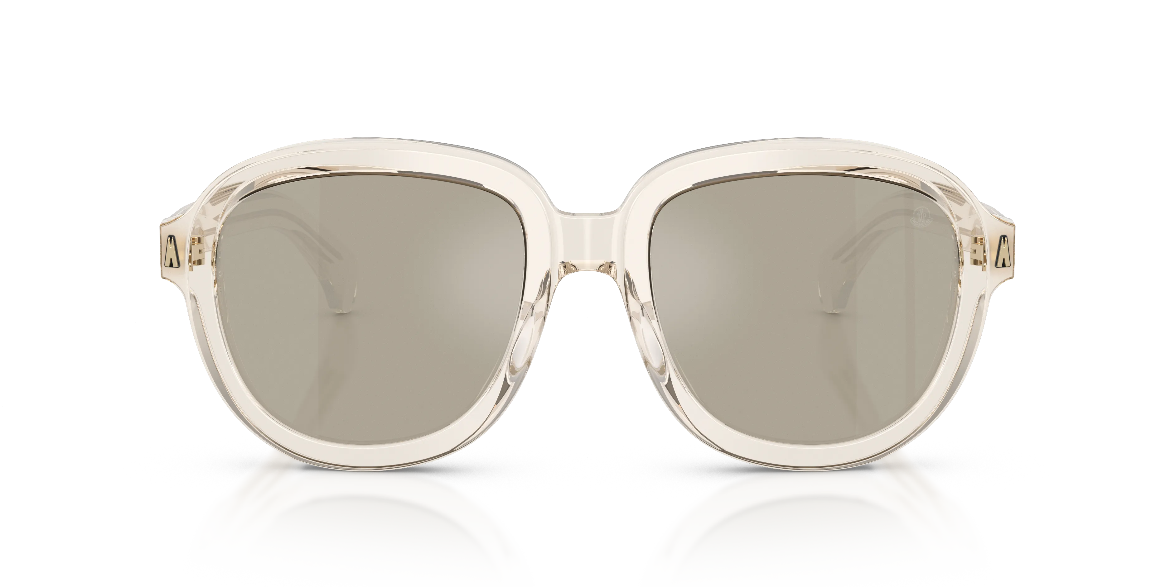 Moncler ME6007U CIRSEE 30035A Occhiali da sole Acetato Trasparente Marrone Pilot Normale Specchiato - immagine 3