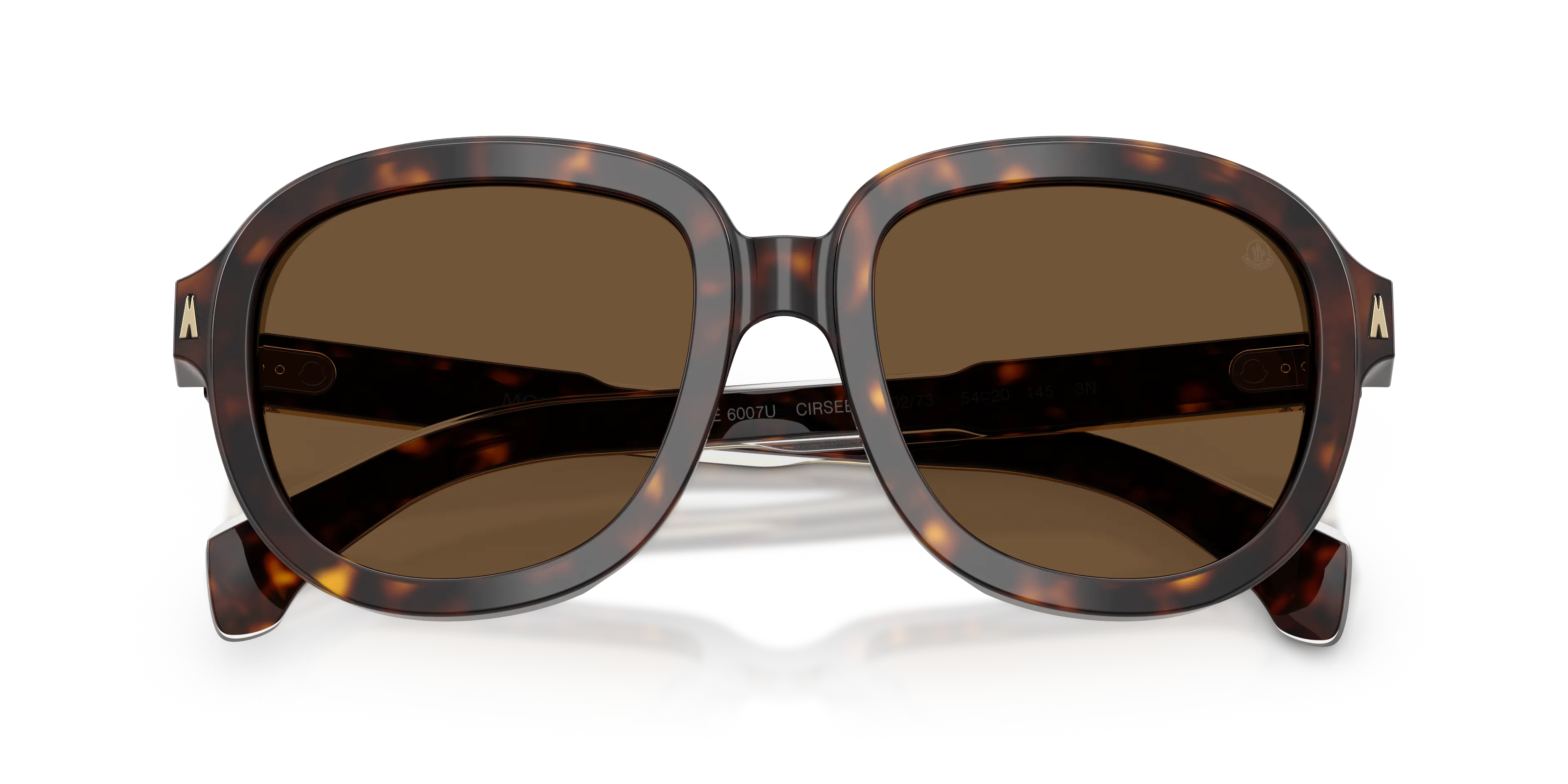 Moncler ME6007U CIRSEE 300273 Occhiali da sole Acetato Tartaruga Marrone Pilot Normale - immagine 2
