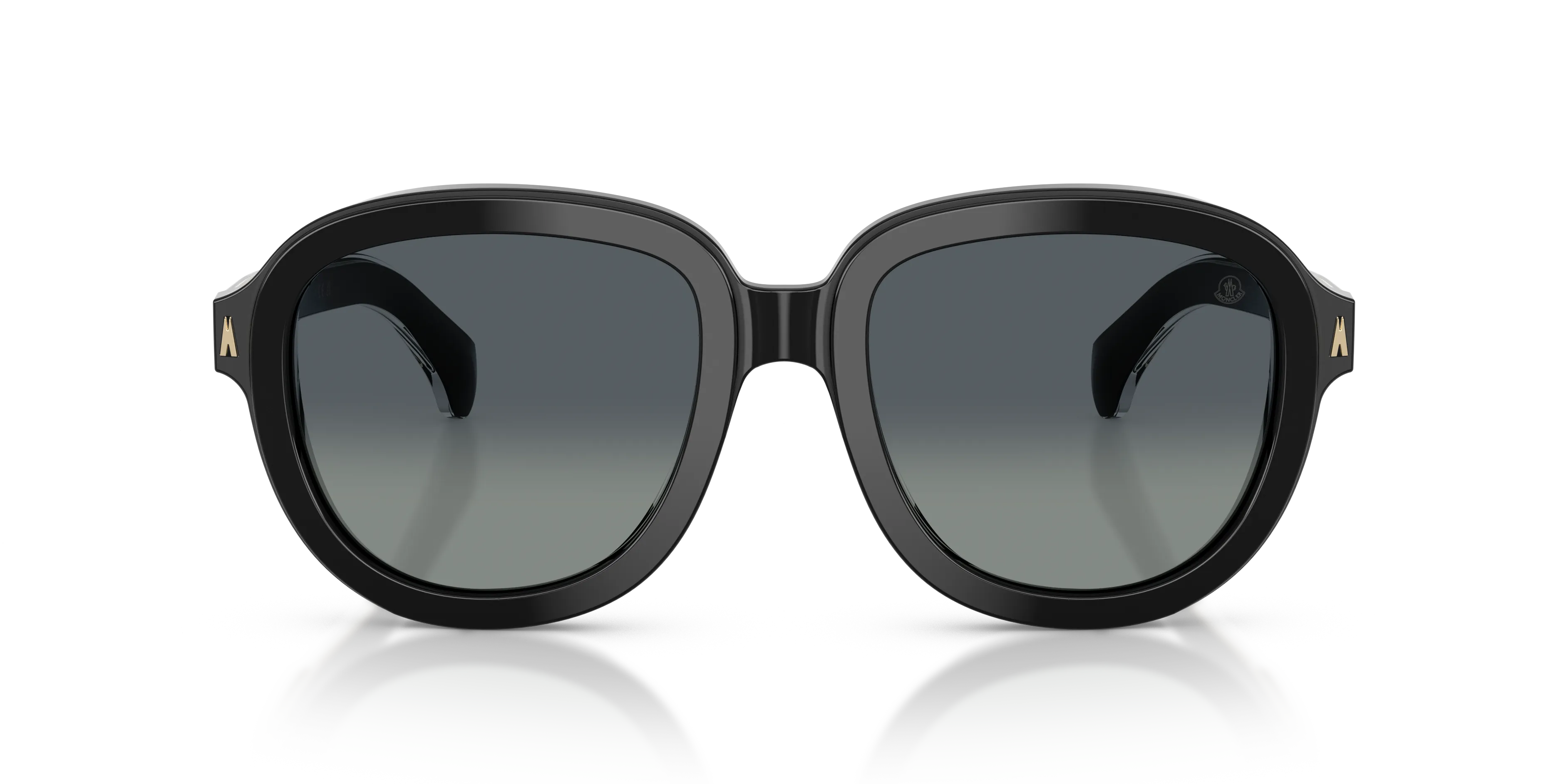 Moncler ME6007U CIRSEE 30013C Occhiali da sole Acetato Nero Grigio Pilot Normale Sfumato - immagine 3