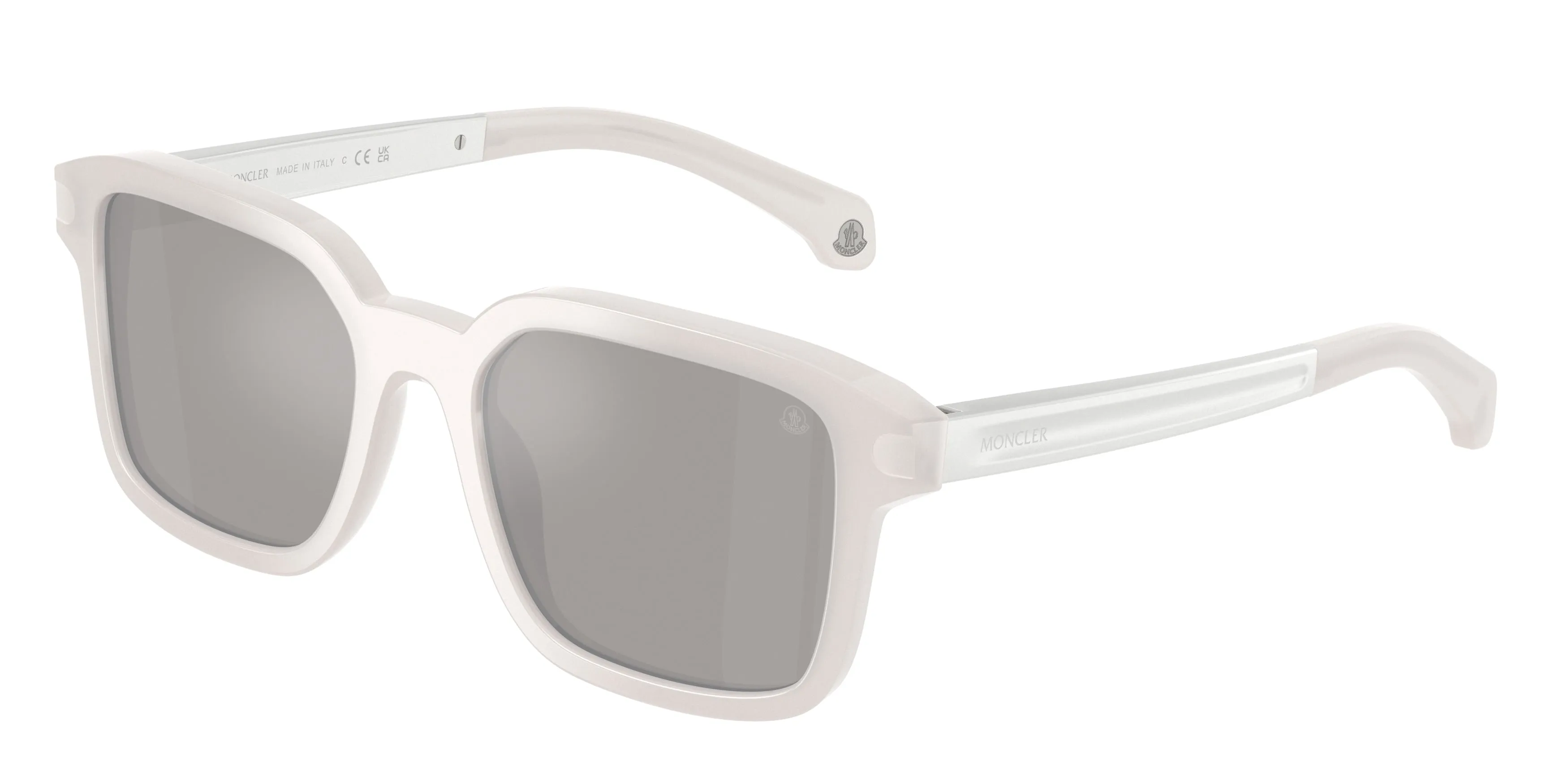 Moncler ME6006 QUADERNA 30136G Occhiali da sole Acetato Grigio Grigio Squadrata Specchiate - immagine 1