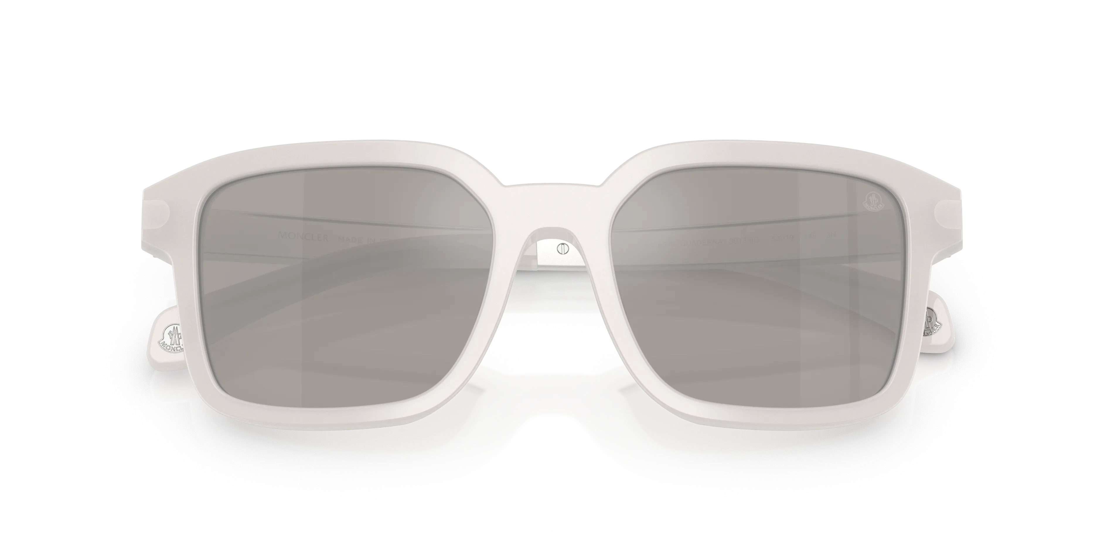 Moncler ME6006 QUADERNA 30136G Occhiali da sole Acetato Grigio Grigio Squadrata Specchiate - immagine 2