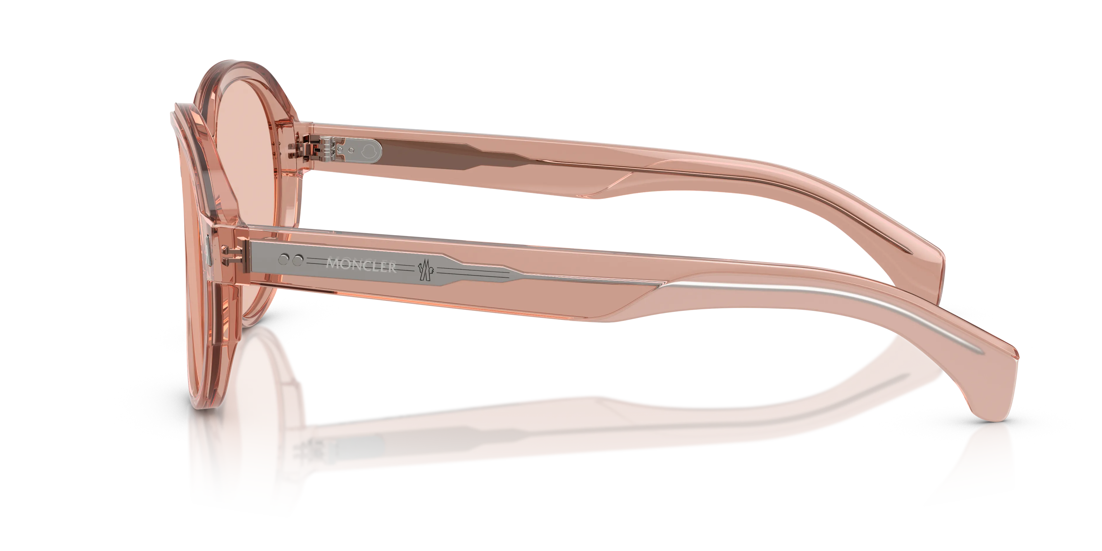 Moncler ME6005 SWANSPAN 300884 Occhiali da sole Acetato Rosa Rosa Pilot Normale - immagine 4