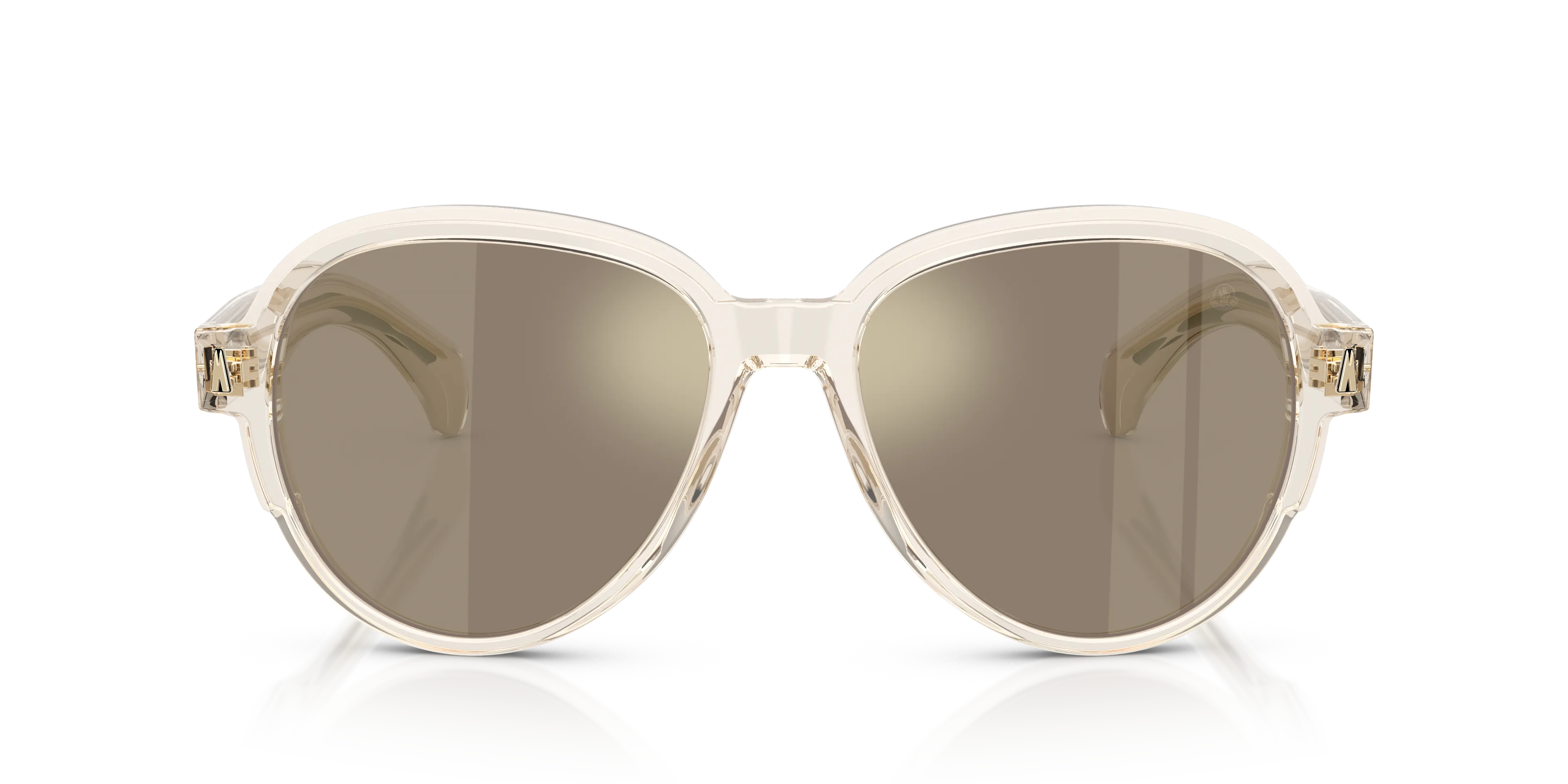 Moncler ME6005 SWANSPAN 30035A Occhiali da sole Acetato Bianco Grigio Pilot Normale - immagine 3
