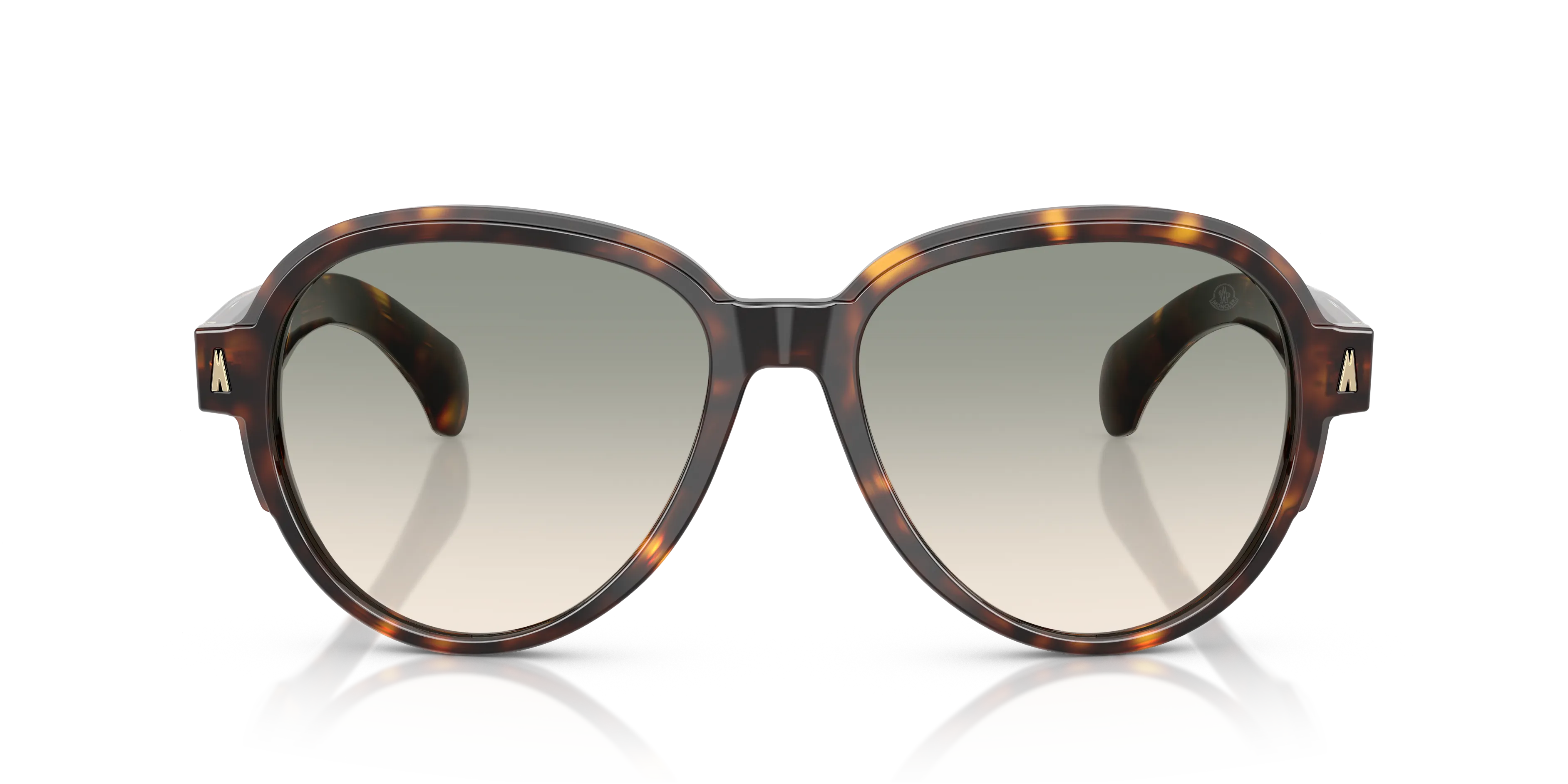 Moncler ME6005 SWANSPAN 30022A Occhiali da sole Acetato Tartaruga Marrone Pilot Normale Sfumato - immagine 3