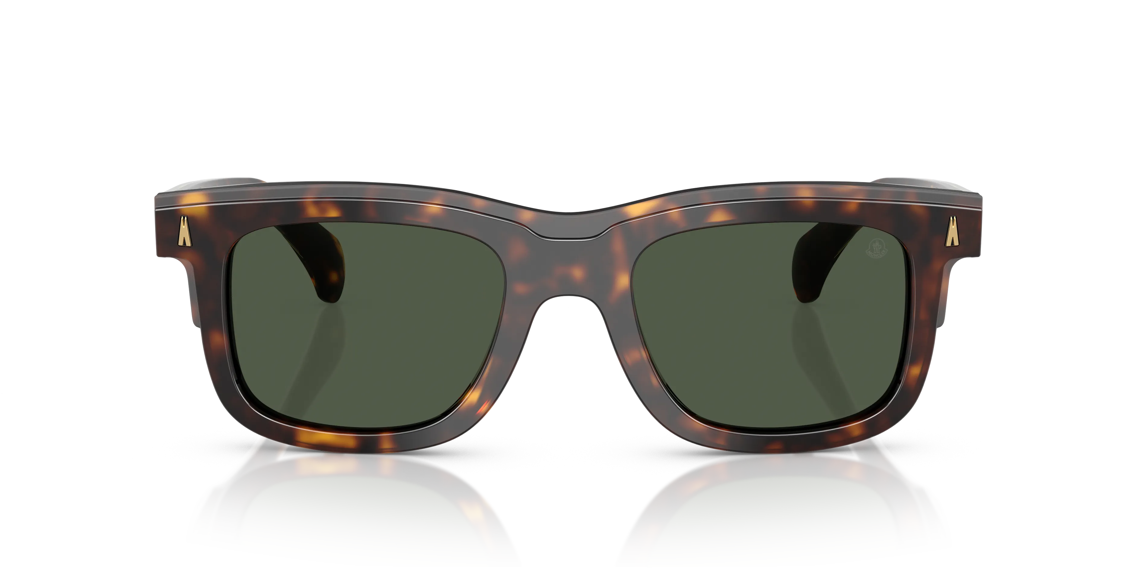 Moncler ME6004 CLARO 30029A Occhiali da sole Acetato Tartaruga Verde Squadrata Polarizzata - immagine 3