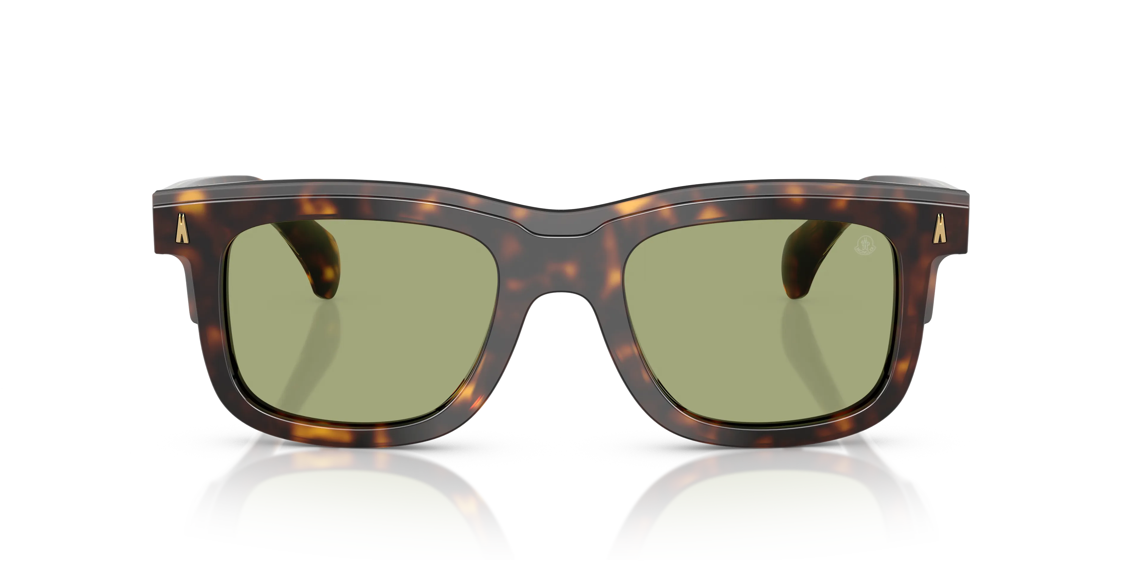 Moncler ME6004 CLARO 300282 Occhiali da sole Acetato Tartaruga Verde Squadrata Normale - immagine 3