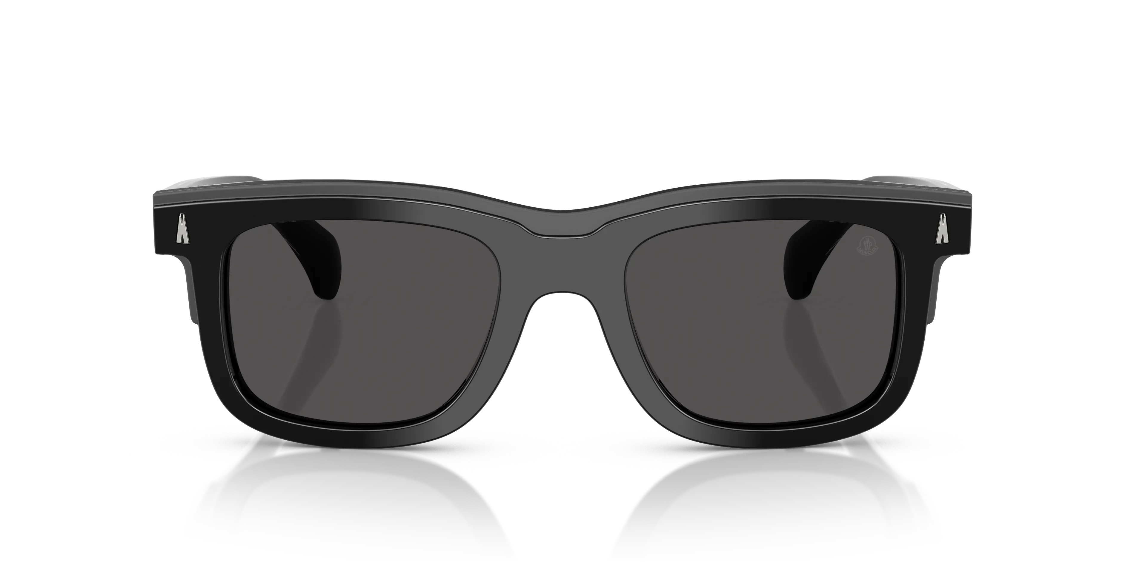 Moncler ME6004 CLARO 300187 Occhiali da sole Acetato Nero Grigio Squadrata Normale - immagine 3
