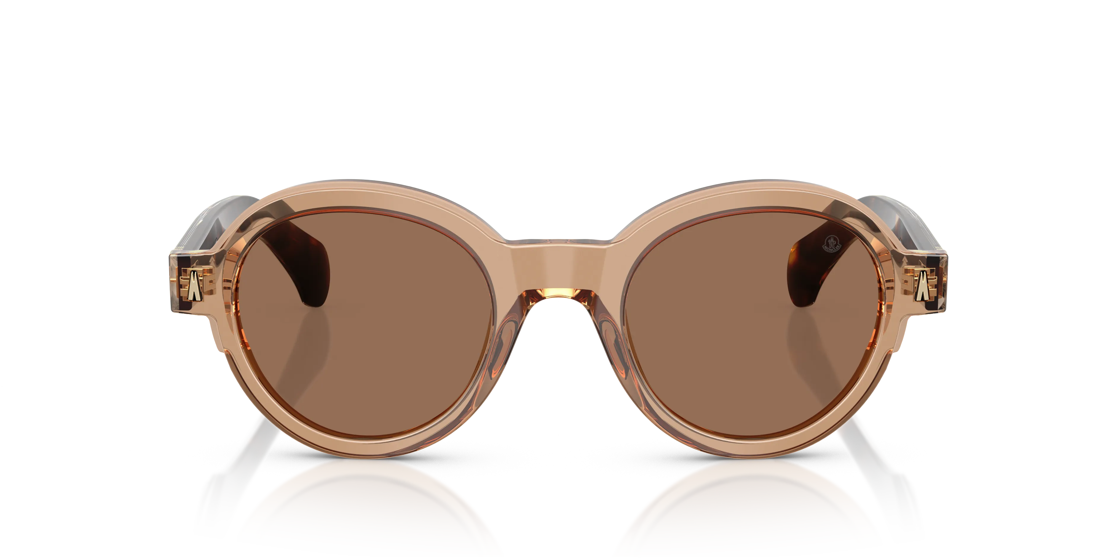 Moncler ME6003 RONDOSA 303773 Occhiali da sole Acetato Marrone Marrone Rotonda Normale - immagine 3