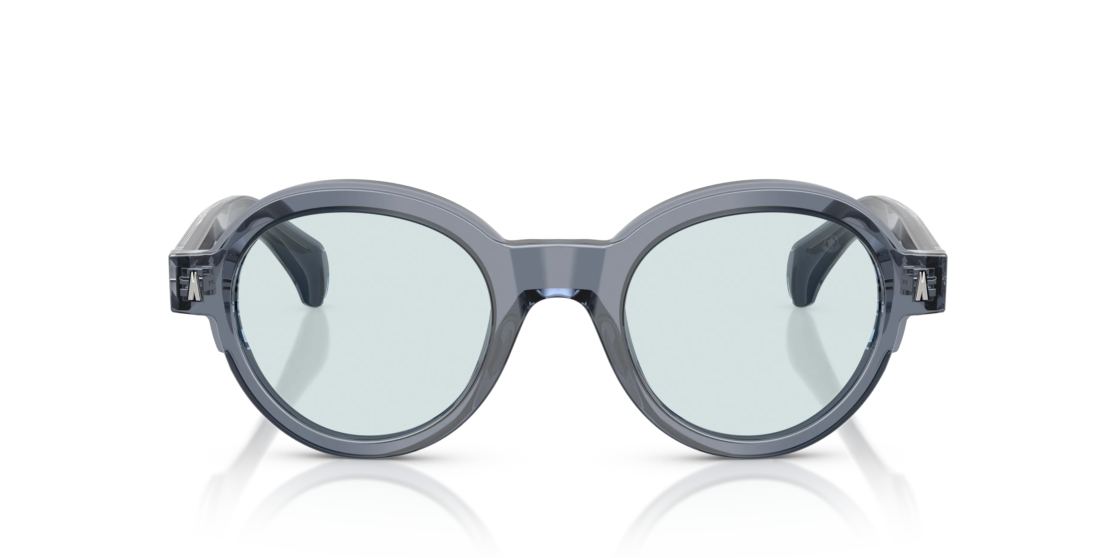 Moncler ME6003 RONDOSA 300T72 Occhiali da sole Acetato Blu Blu Rotonda Fotocromatiche - immagine 3