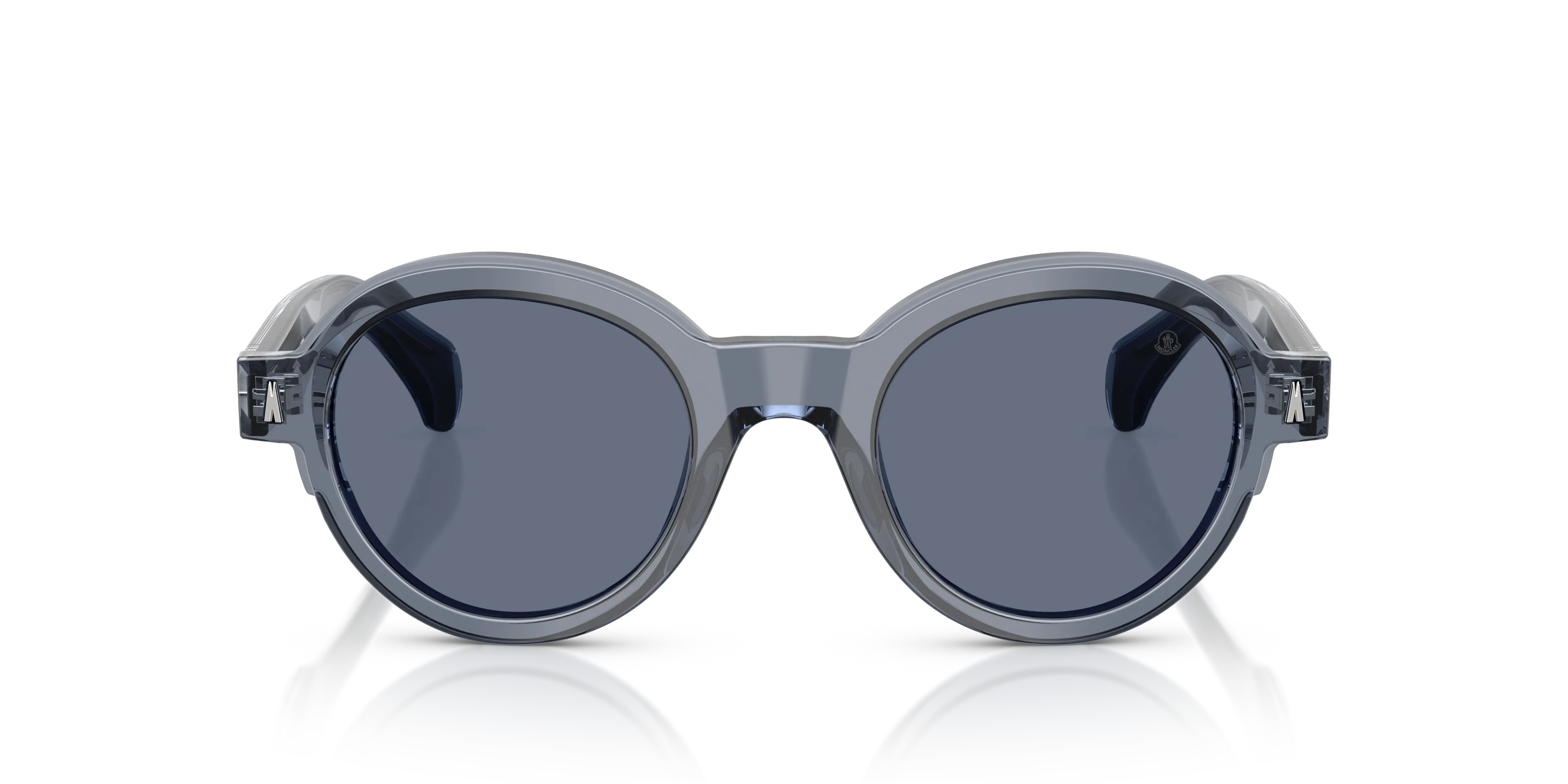 Moncler ME6003 RONDOSA 300772 Occhiali da sole Acetato Blu Blu Rotonda Normale - immagine 3