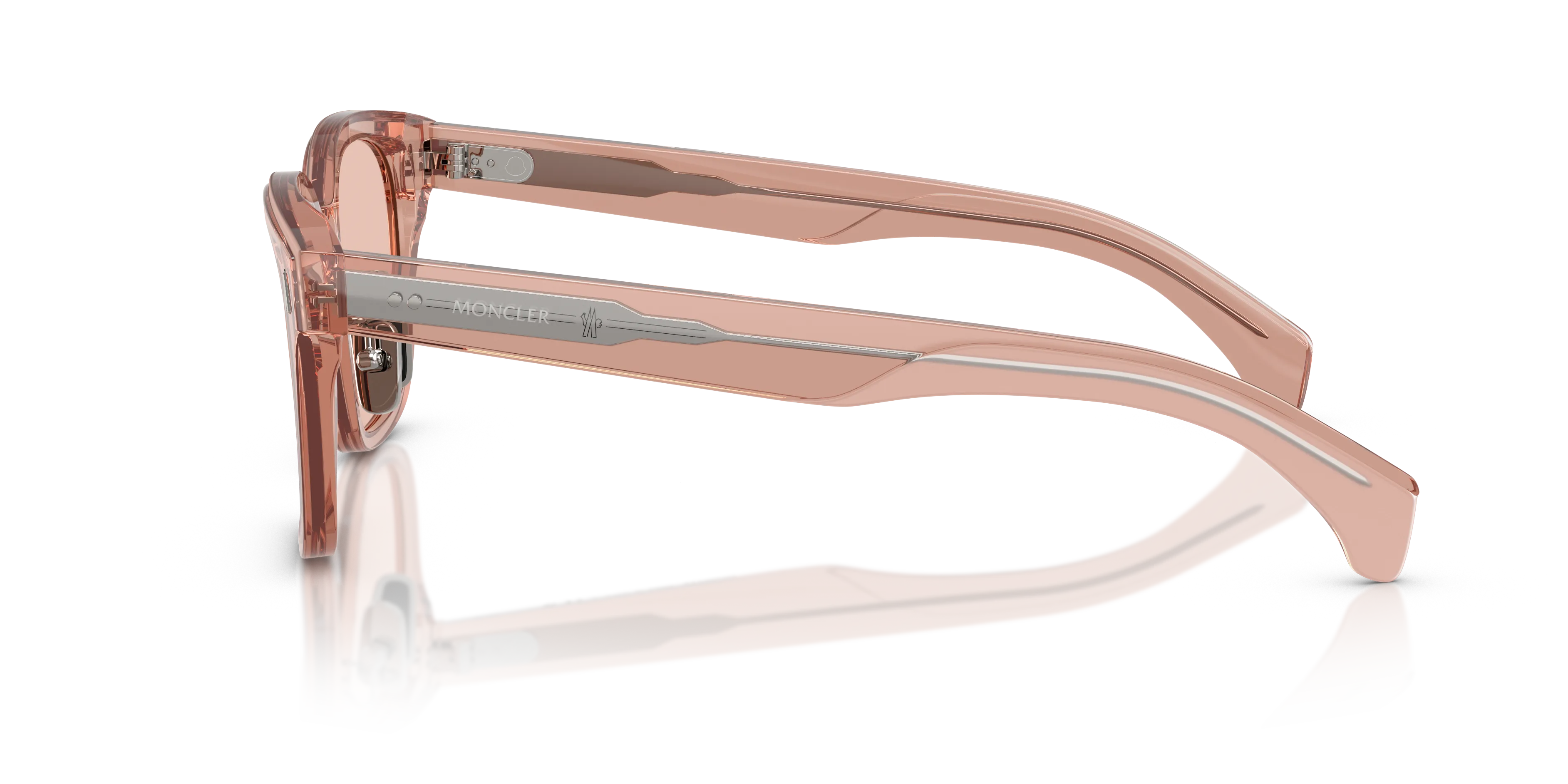 Moncler ME6002D METROPE 300884 Occhiali da sole Acetato Rosa Rosa Squadrata Normale - immagine 4