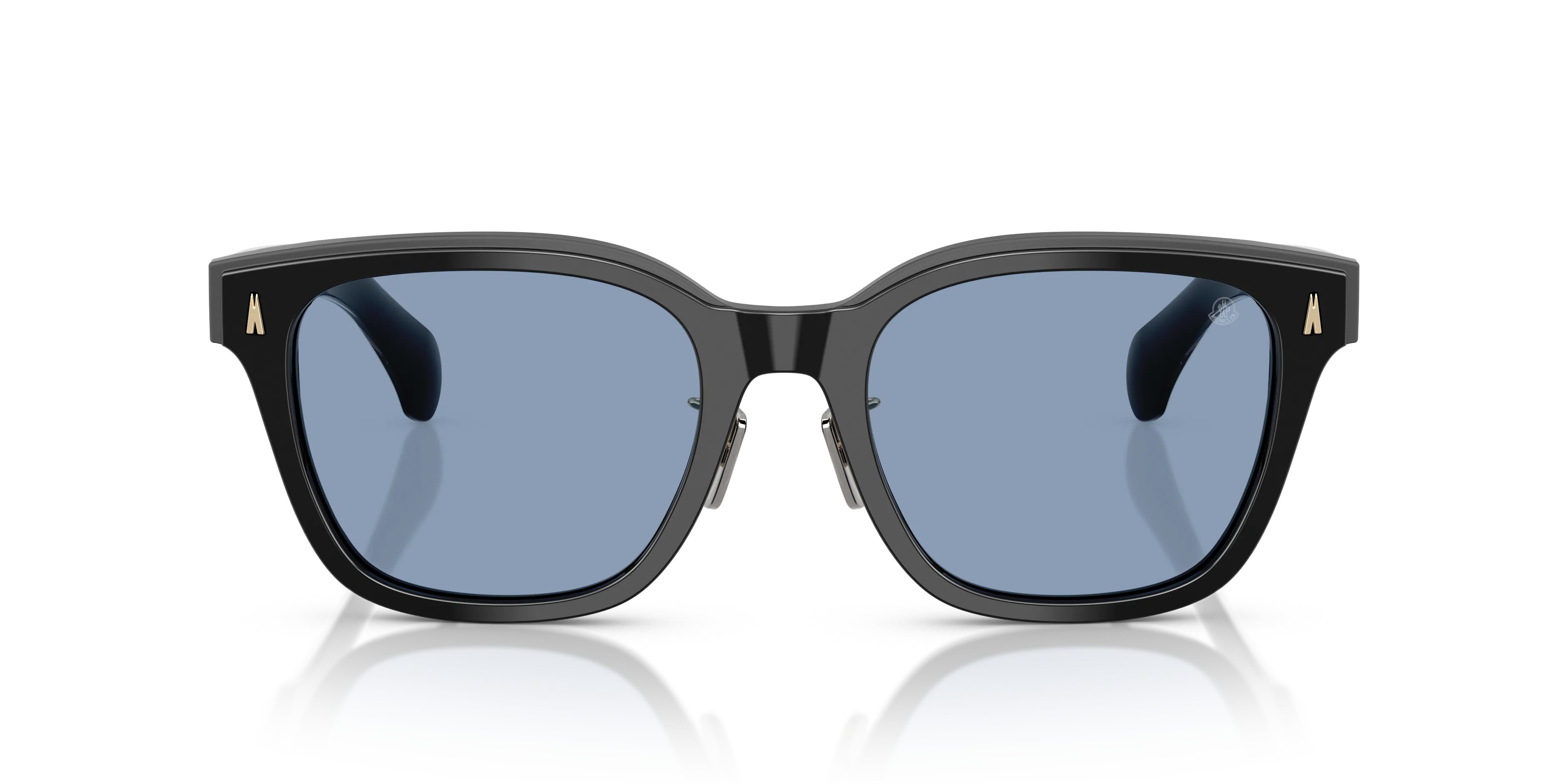 Moncler ME6002D METROPE 300172 Occhiali da sole Acetato Nero Blu Squadrata Normale - immagine 3