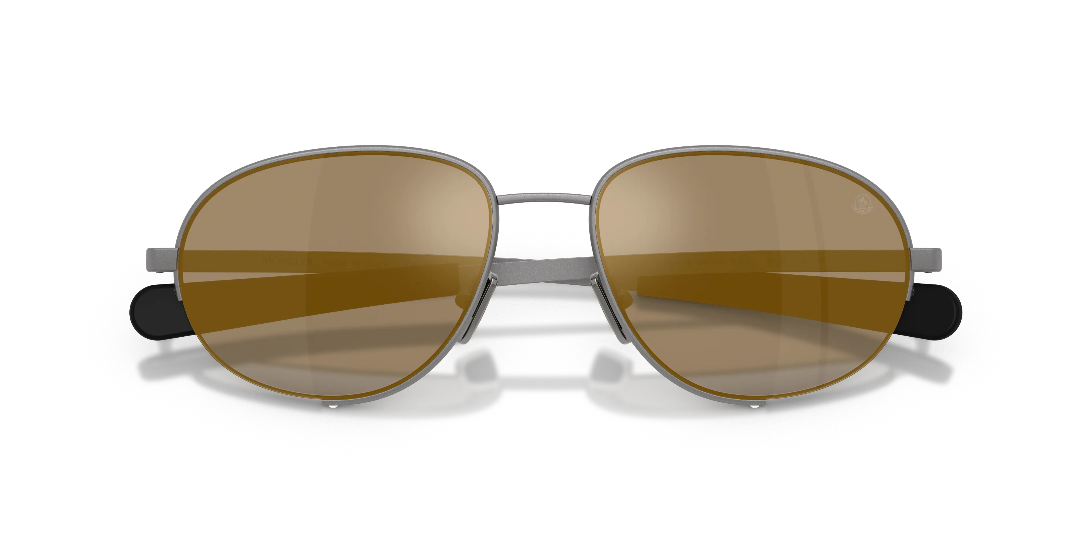 Moncler ME4018 CIRCUIT 10164T Occhiali da sole Metallo Grigio Marrone Rotonda Normale Specchiato - immagine 2