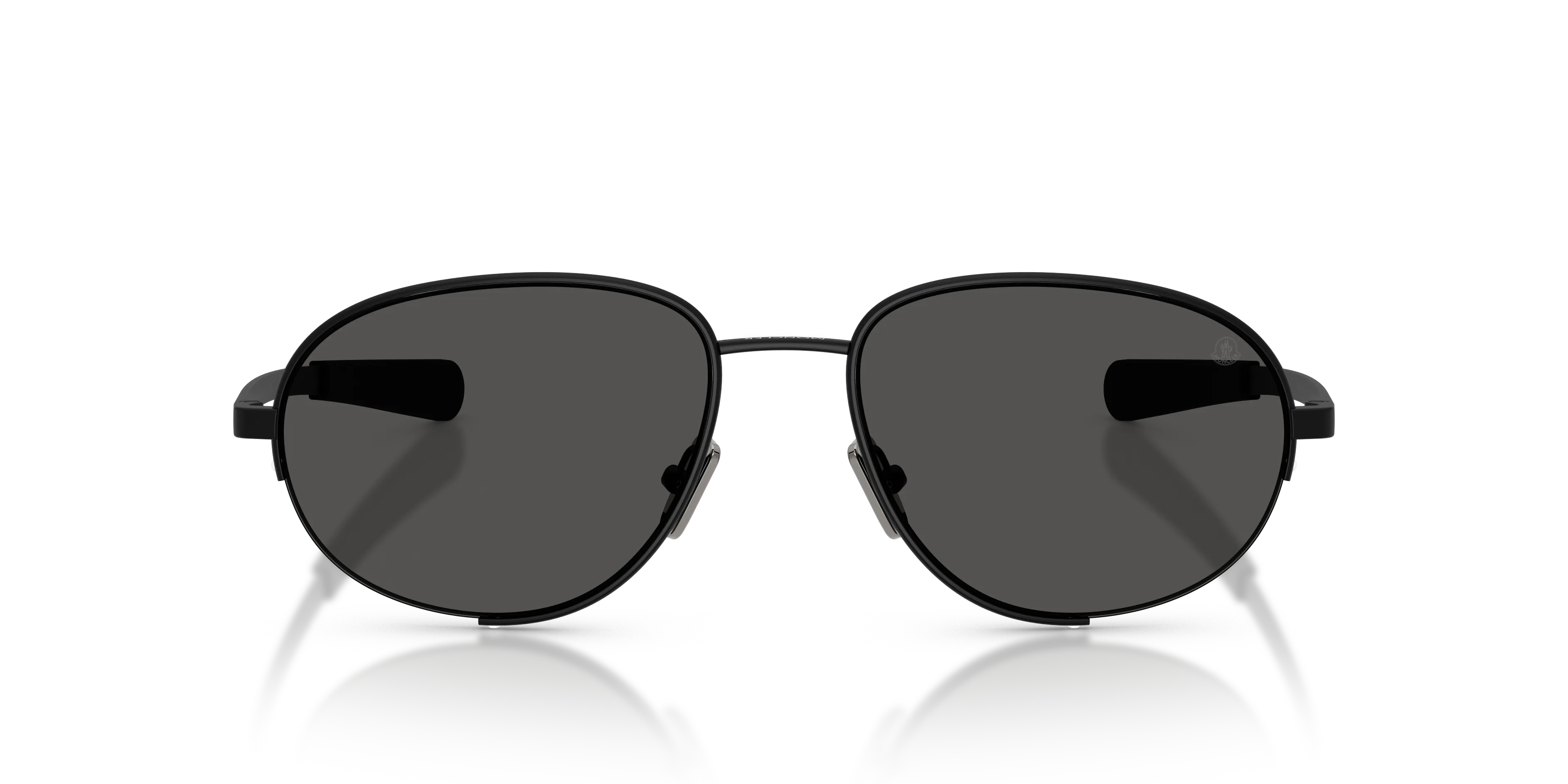 Moncler ME4018 CIRCUIT 100187 Occhiali da sole Metallo Nero Grigio Rotonda Normale - immagine 3