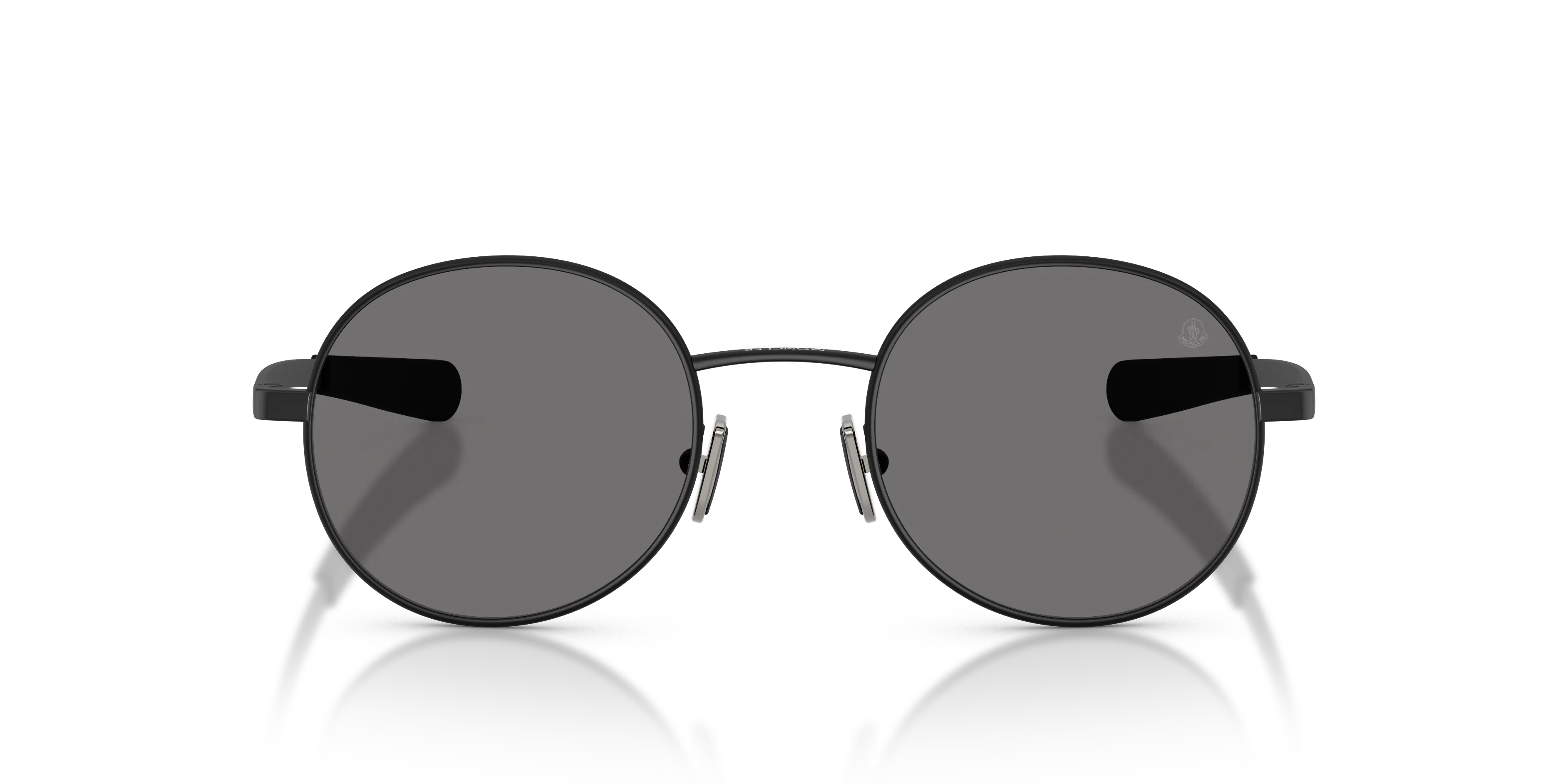 Moncler ME4016 CENTRO 100181 Occhiali da sole Metallo Nero Grigio Rotonda Polarizzata - immagine 3