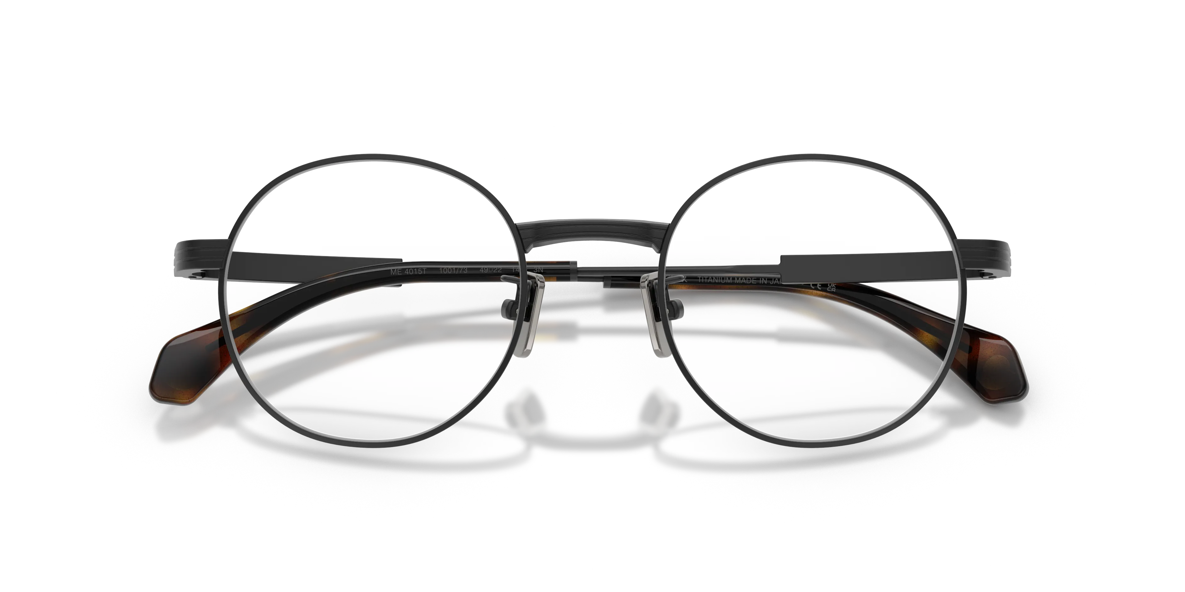 Moncler ME4015T SUFFUSE 100173 Occhiali da sole Titanio Nero Marrone Rotonda Normale - immagine 2