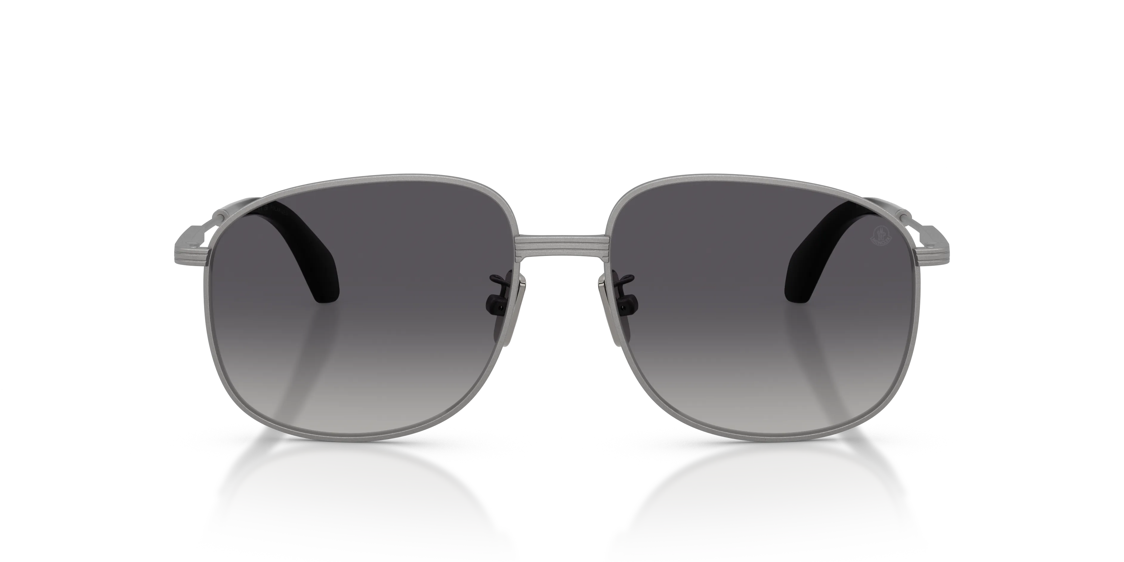 Moncler ME4013 FENNIX 1016T3 Occhiali da sole Acciaio Grigio Grigio Pilot Polarizzata - immagine 3