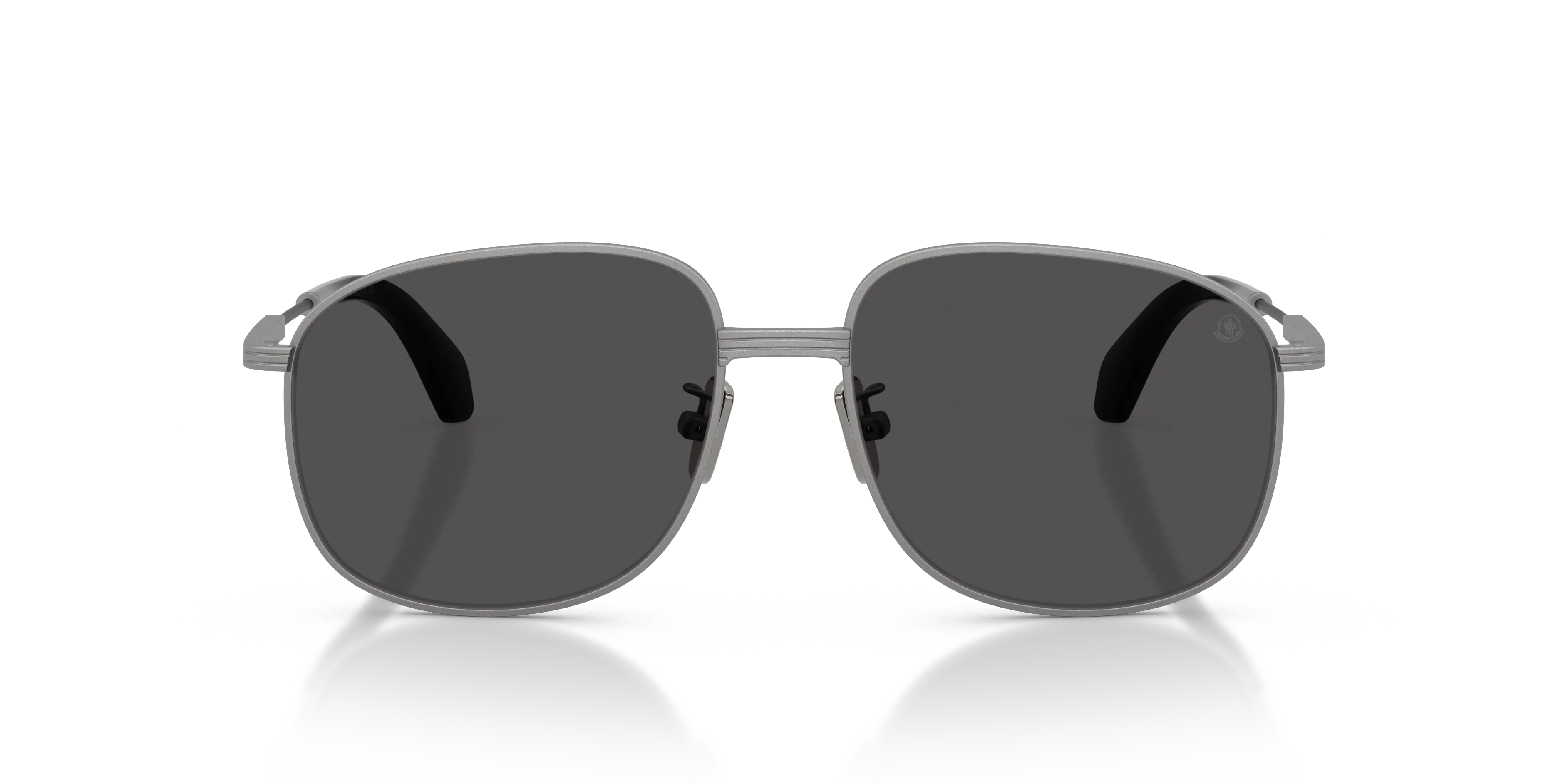 Moncler ME4013 FENNIX 101687 Occhiali da sole Acciaio Grigio Grigio Pilot Normale - immagine 3