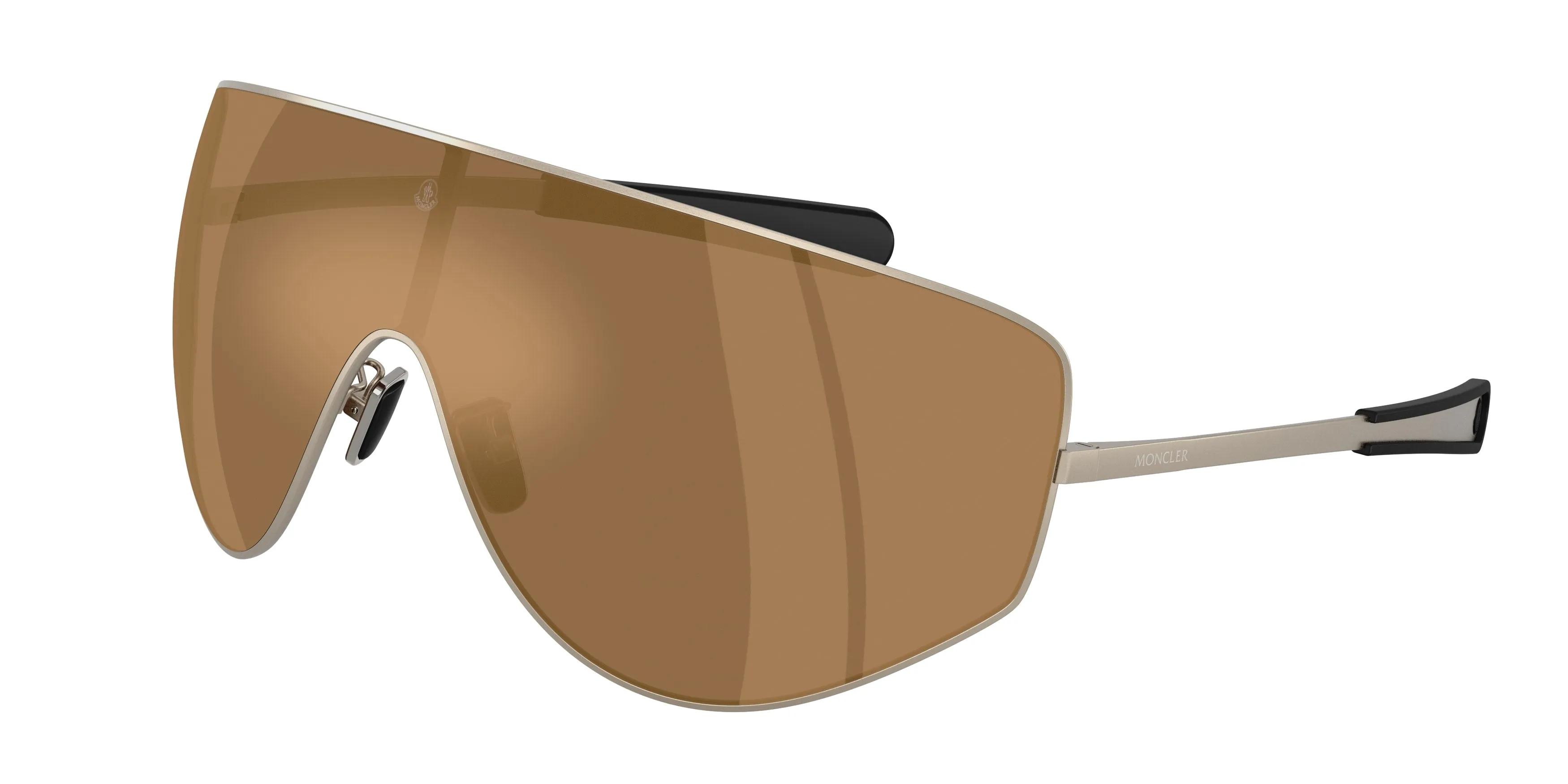 Moncler ME4011T TANIUM 1003F9 Occhiali da sole Titanio Bronzo Pilot Normale - immagine 1