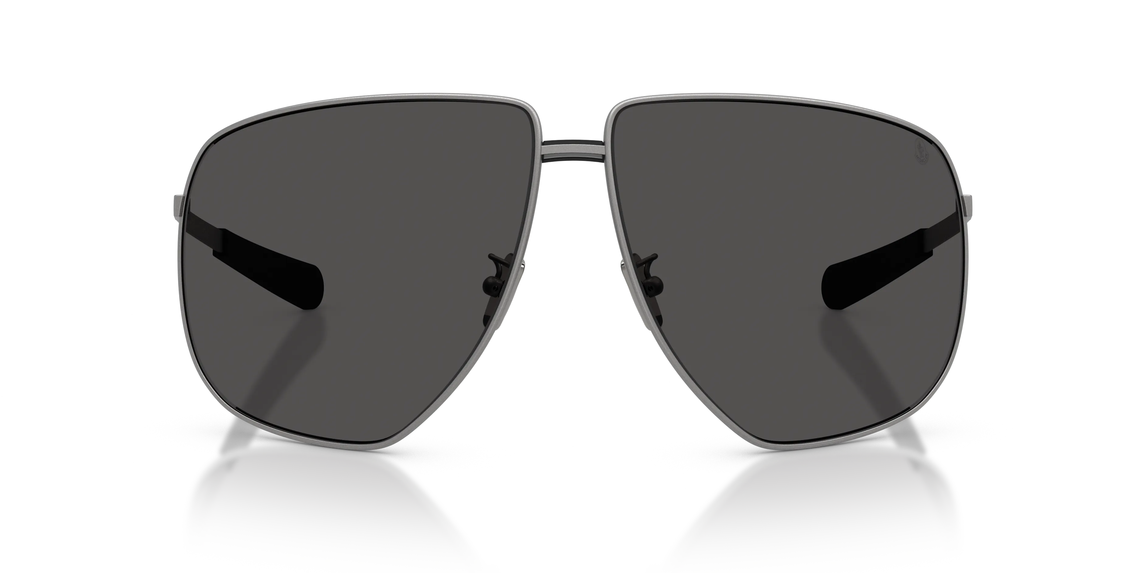 Moncler ME4008 ATLAS 101687 Occhiali da sole Metallo Grigio Grigio Pilot Normale - immagine 3