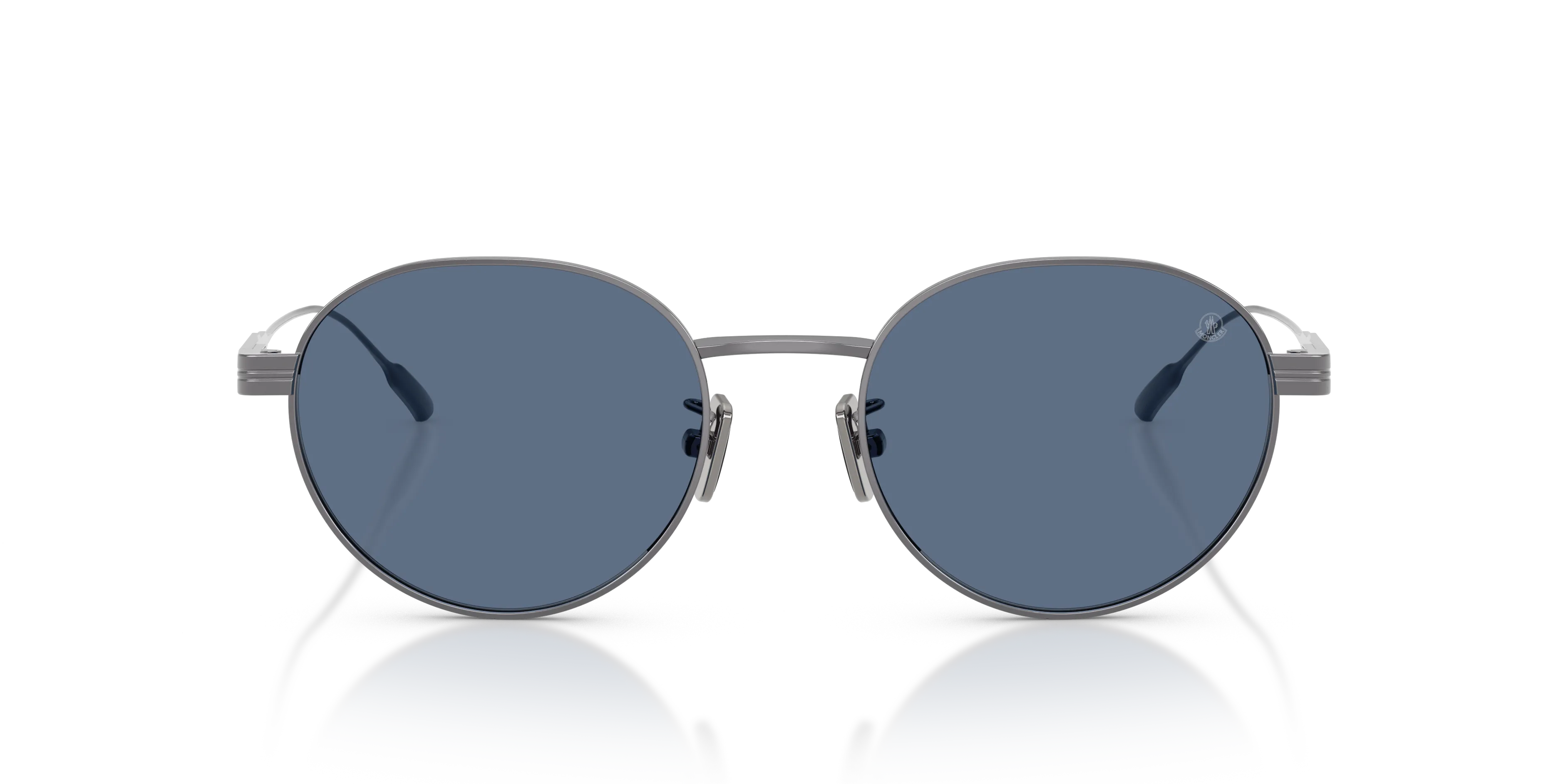 Moncler ME4006TD SUBTILA 100580 Occhiali da sole Titanio Grigio Blu Rotonda Normale - immagine 3