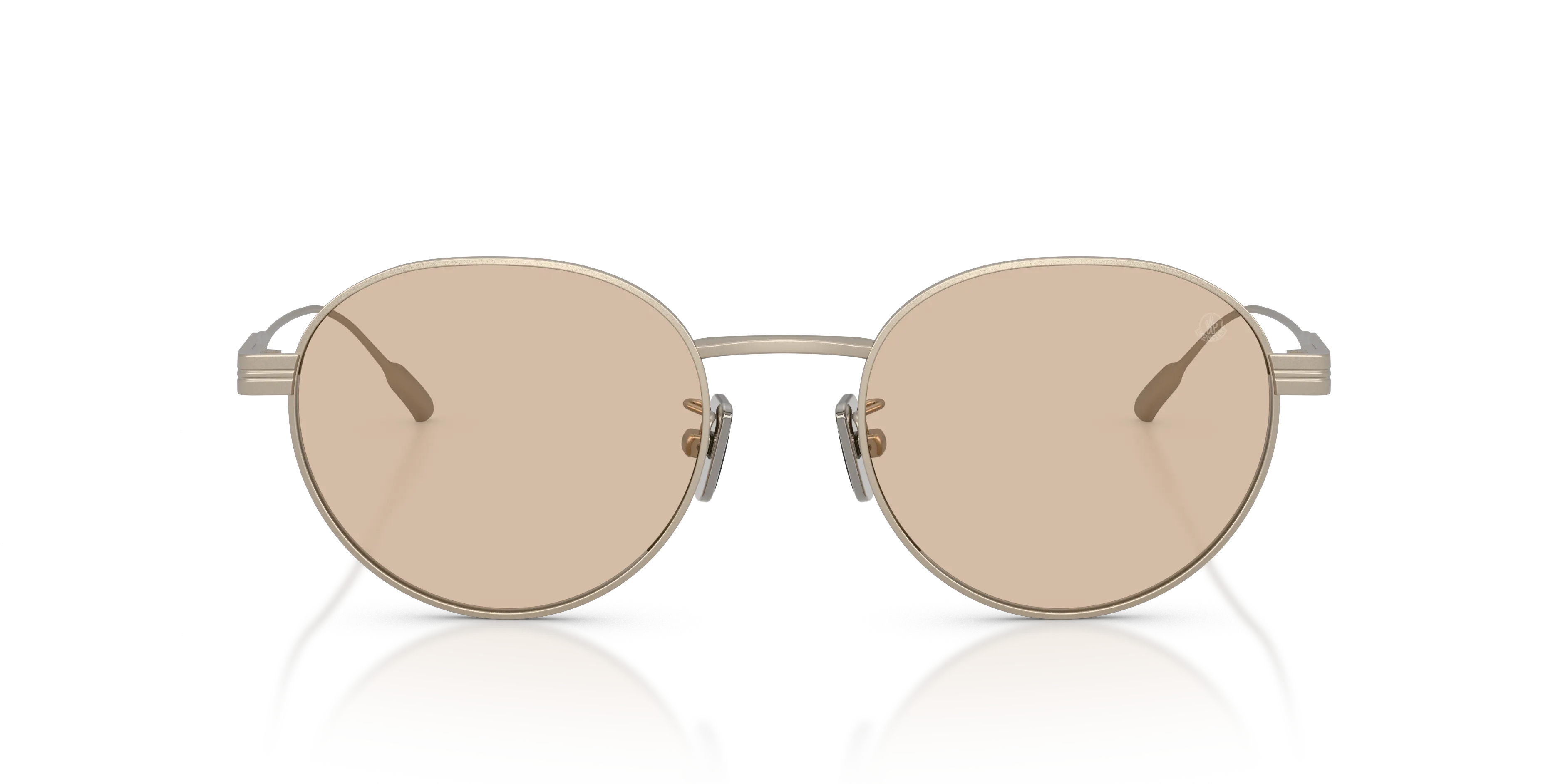 Moncler ME4006TD SUBTILA 100393 Occhiali da sole Titanio Bronzo Marrone Rotonda Normale - immagine 3