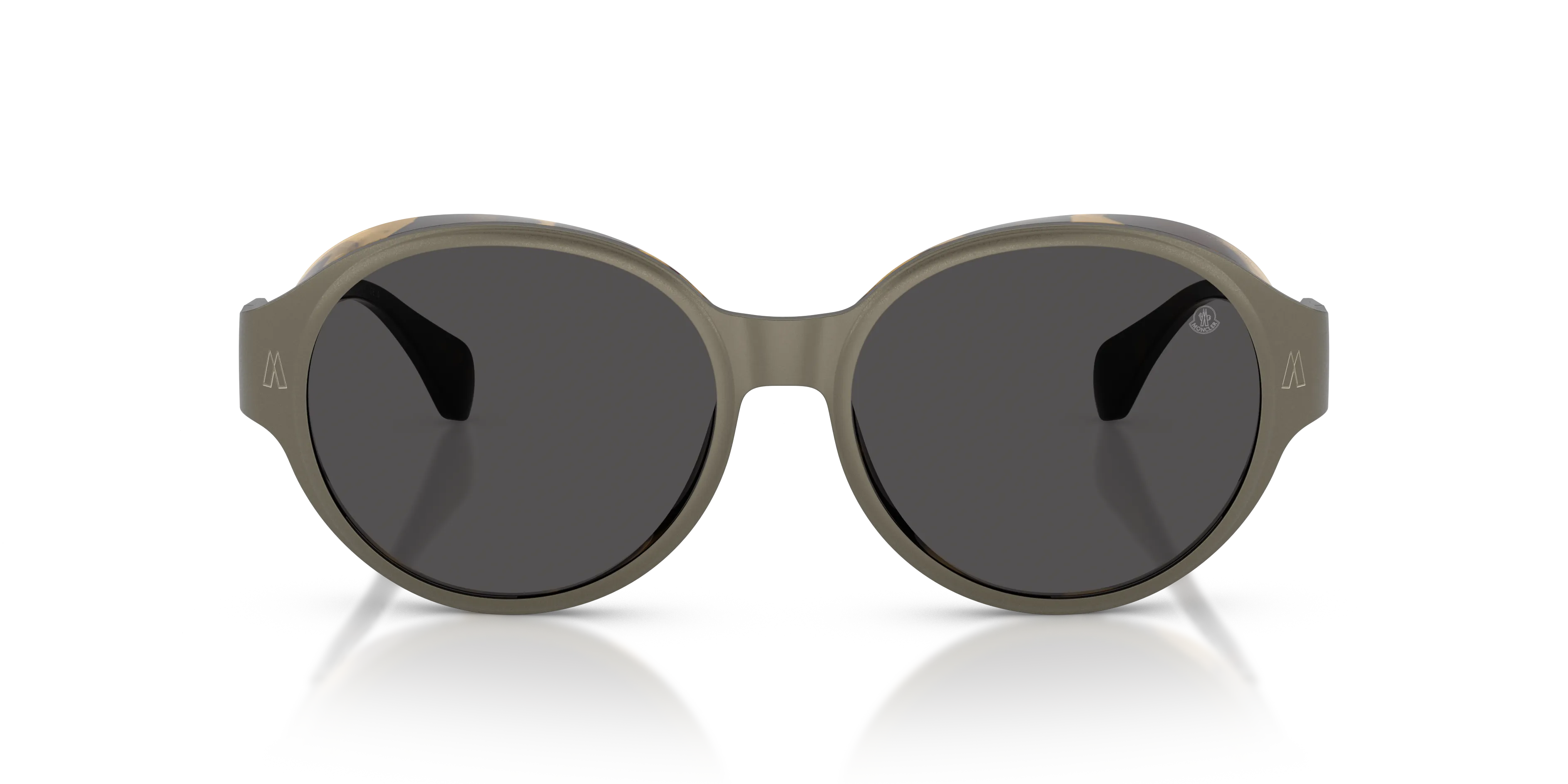 Moncler ME4005T AUROS 100287 Occhiali da sole Titanio Grigio Grigio Rotonda Normale - immagine 3