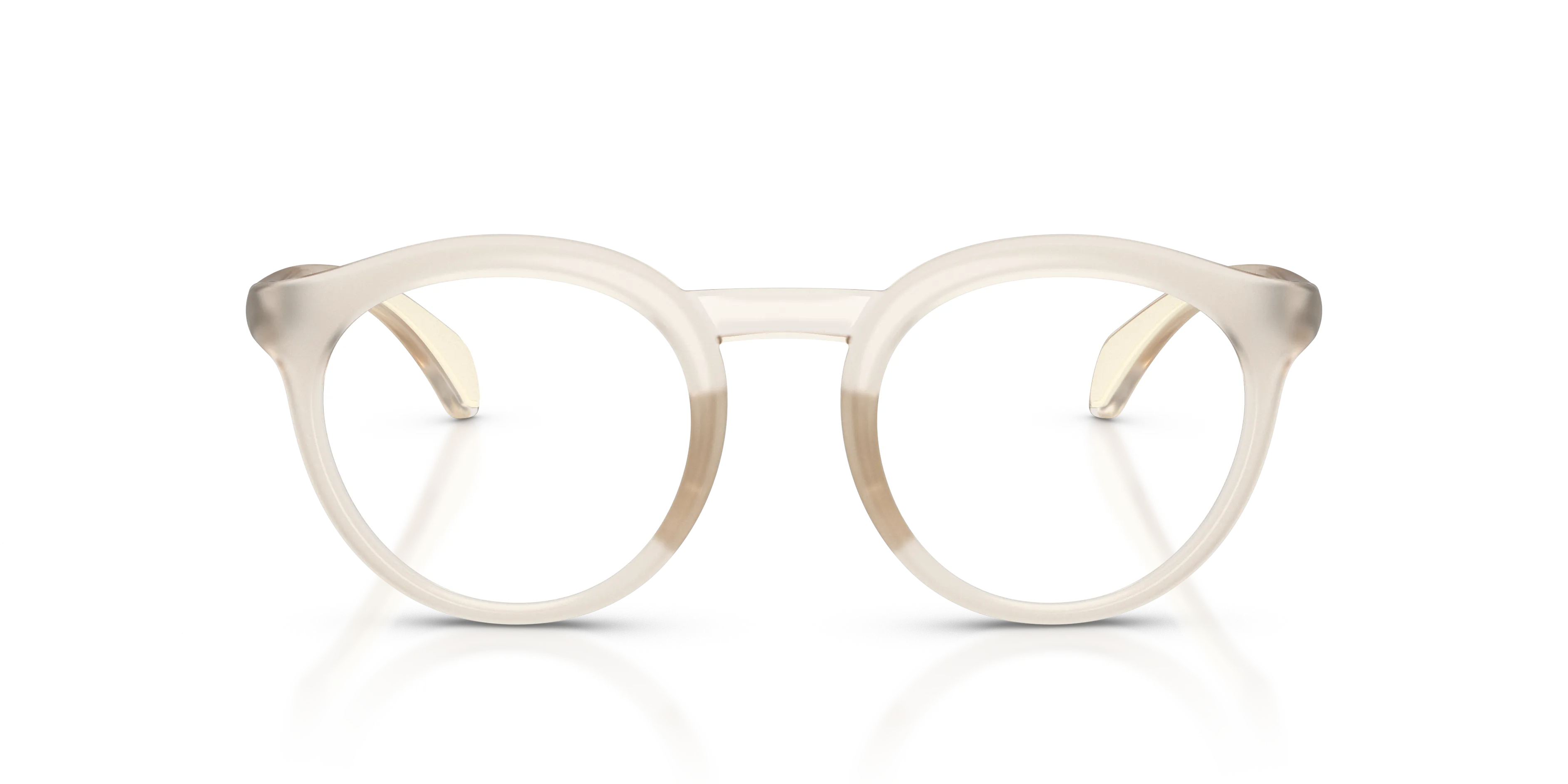 Moncler ME3006U 5042 Montature da vista Iniettato Bianco Trasparente Rotonda Normale - immagine 3
