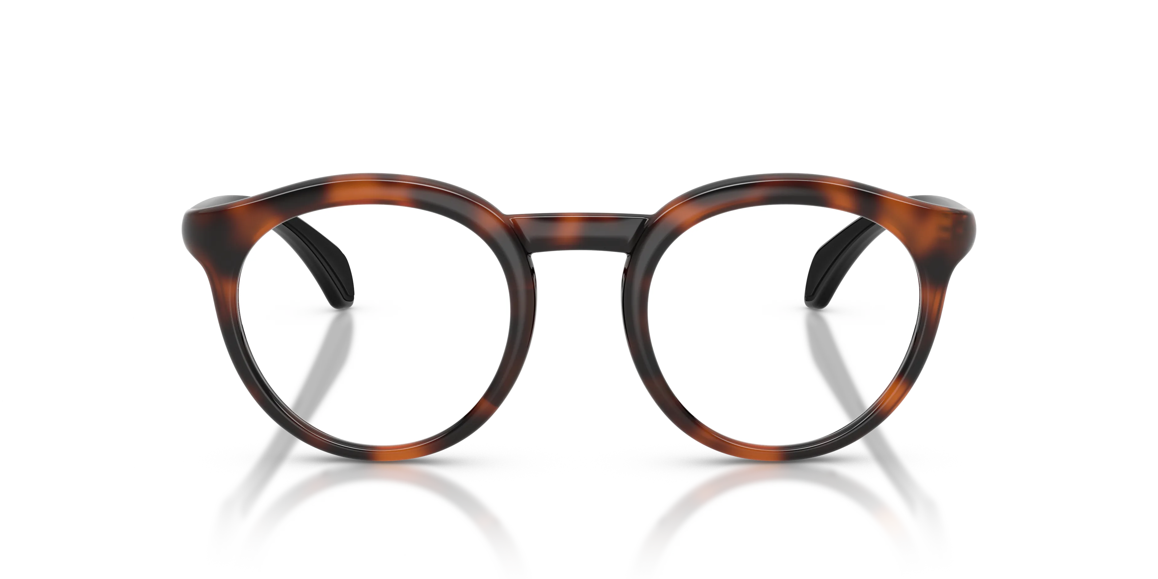 Moncler ME3006U 5039 Montature da vista Iniettato Tartaruga Trasparente Rotonda Normale - immagine 3