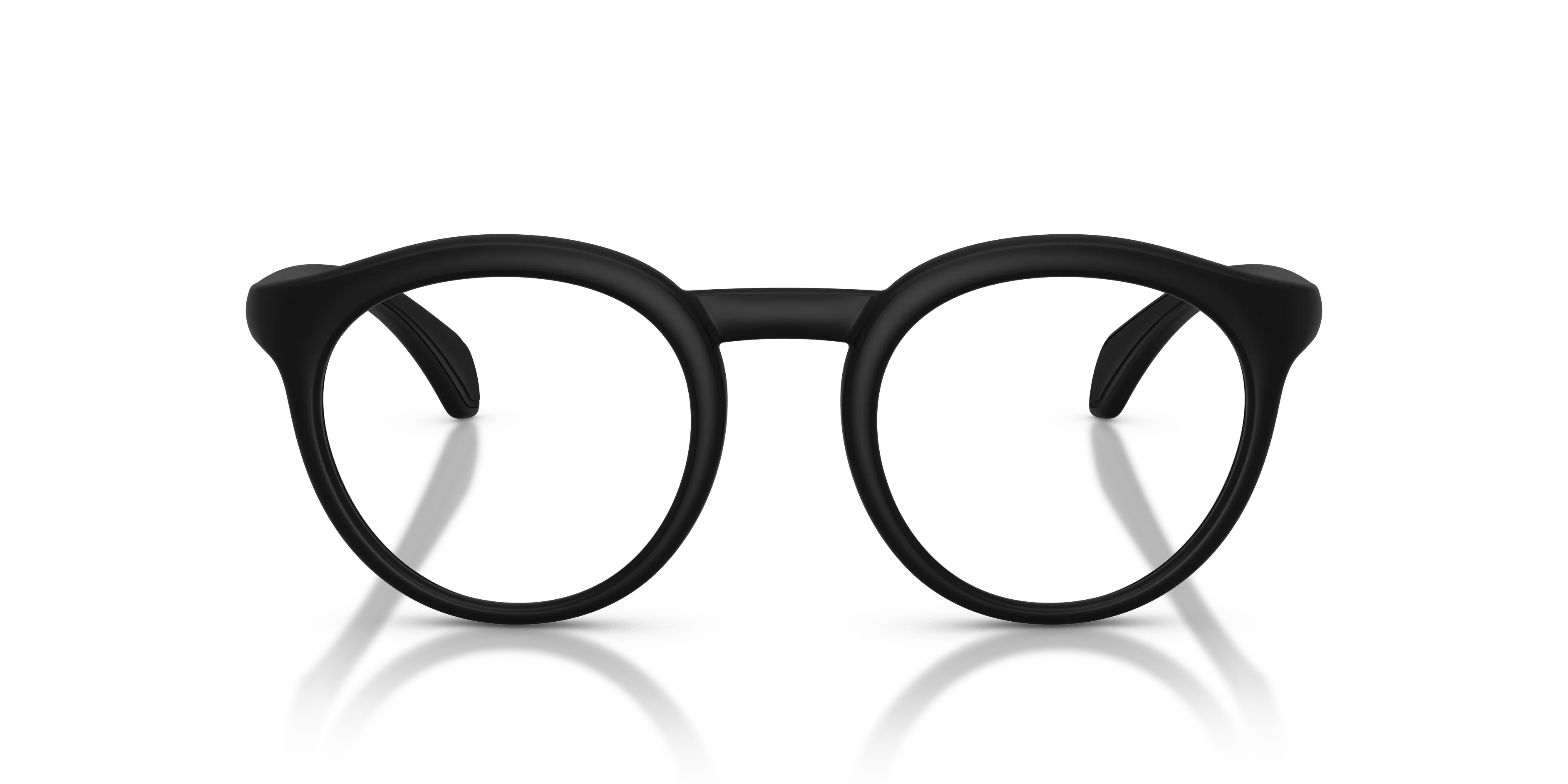 Moncler ME3006U 5006 Montature da vista Iniettato Nero Trasparente Rotonda Normale - immagine 3