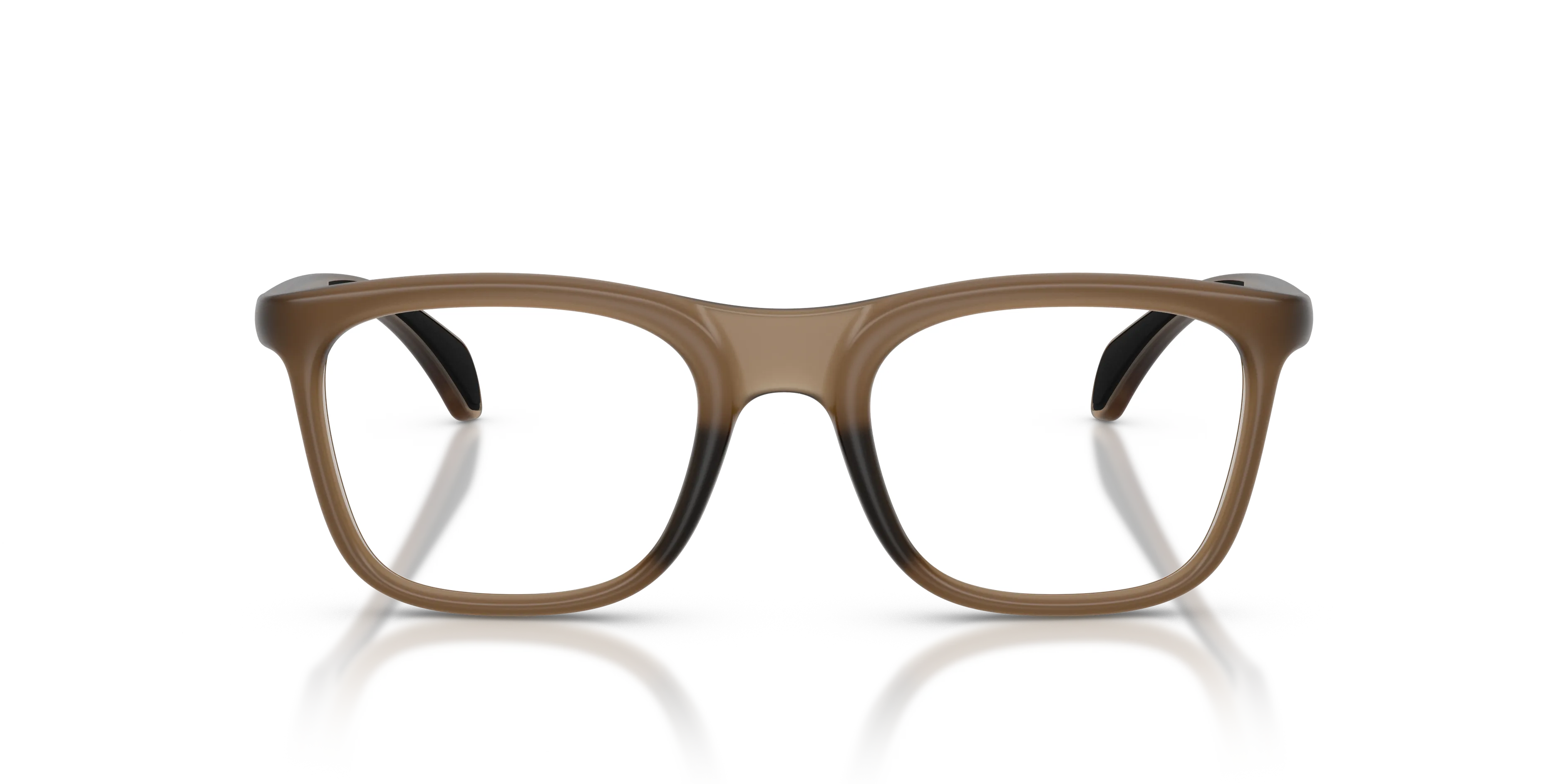 Moncler ME3005U 5012 Montature da vista Iniettato Marrone Trasparente Squadrata Normale - immagine 3