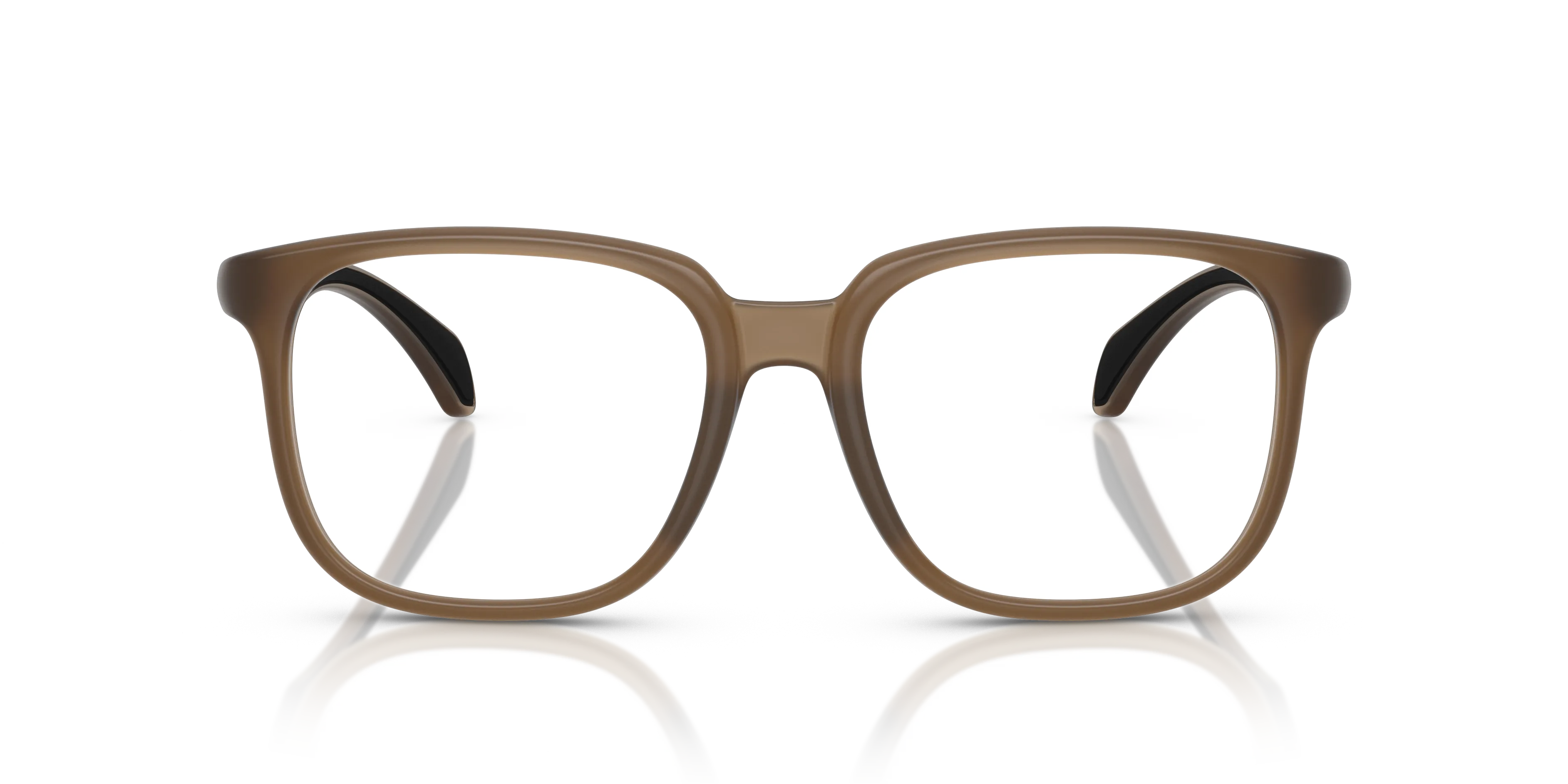 Moncler ME3003 5012 Montature da vista Iniettato Marrone Trasparente Squadrata Normale - immagine 3