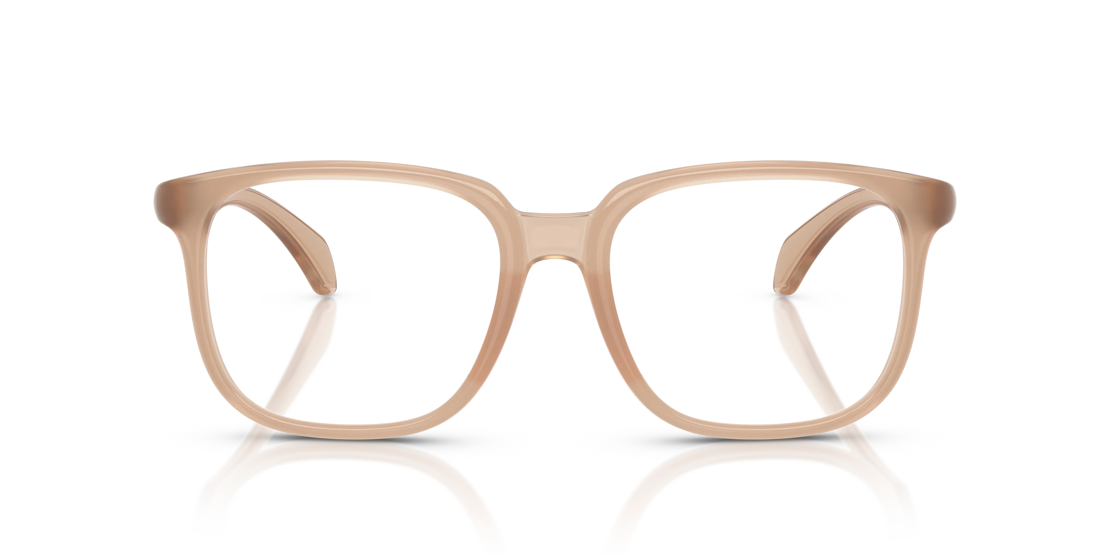 Moncler ME3003 5011 Montature da vista Iniettato Beige Trasparente Squadrata Normale - immagine 3