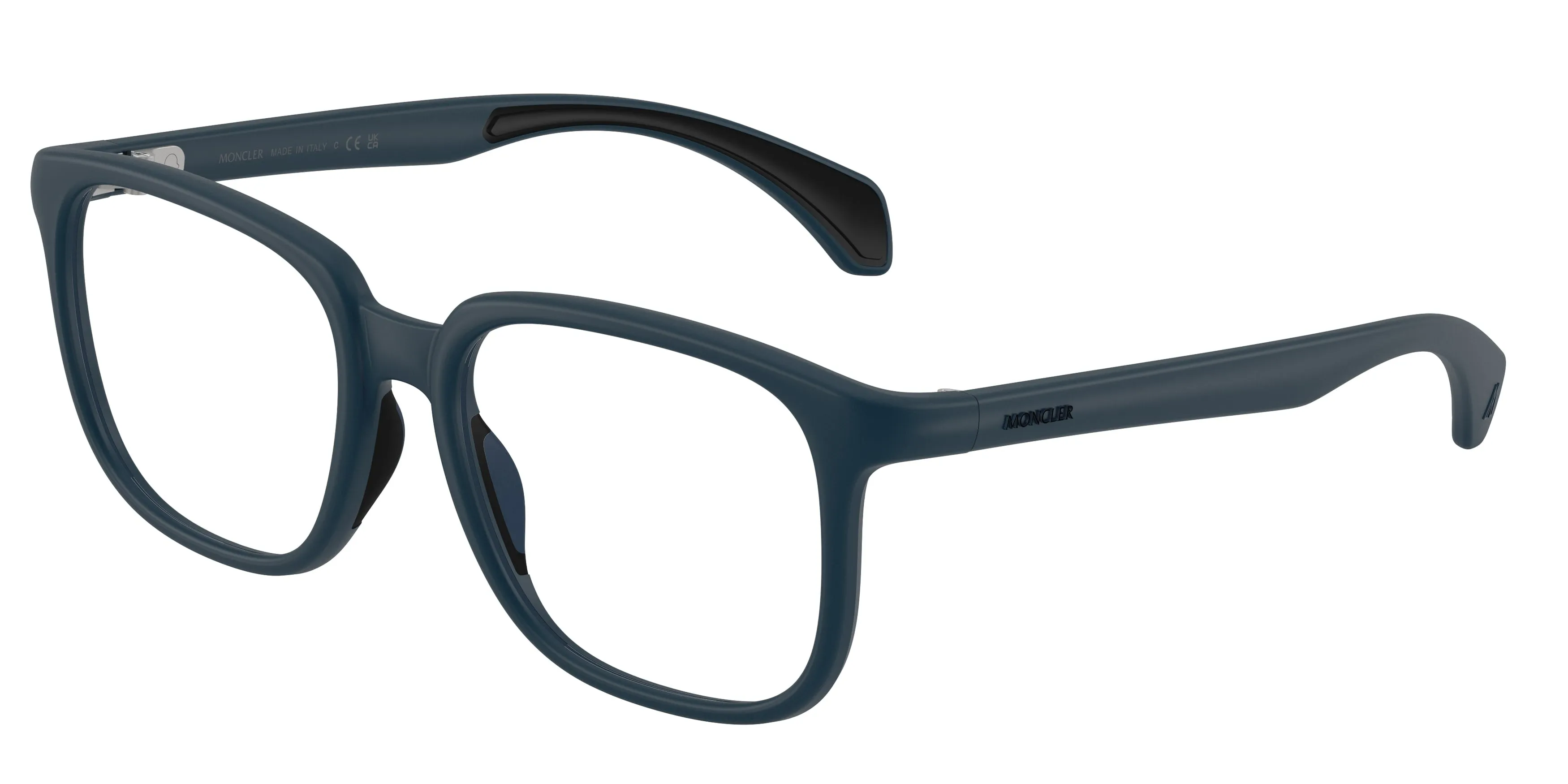 Moncler ME3003 5008 Montature da vista Iniettato Blu Trasparente Squadrata Normale - immagine 1