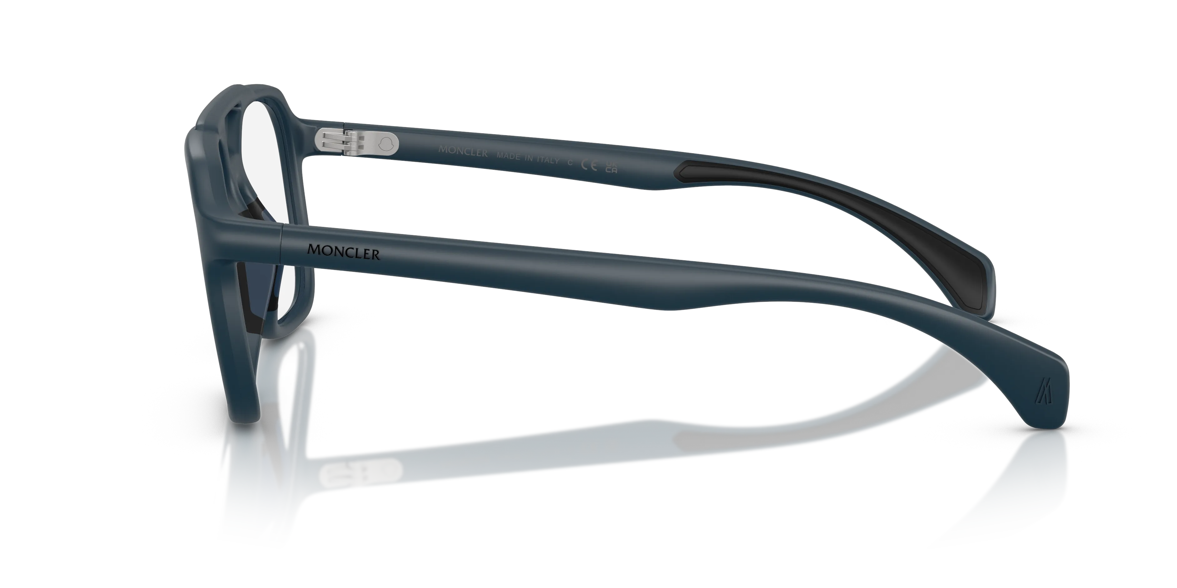 Moncler ME3002 5008 Montature da vista Iniettato Blu Trasparente Squadrata Normale - immagine 4