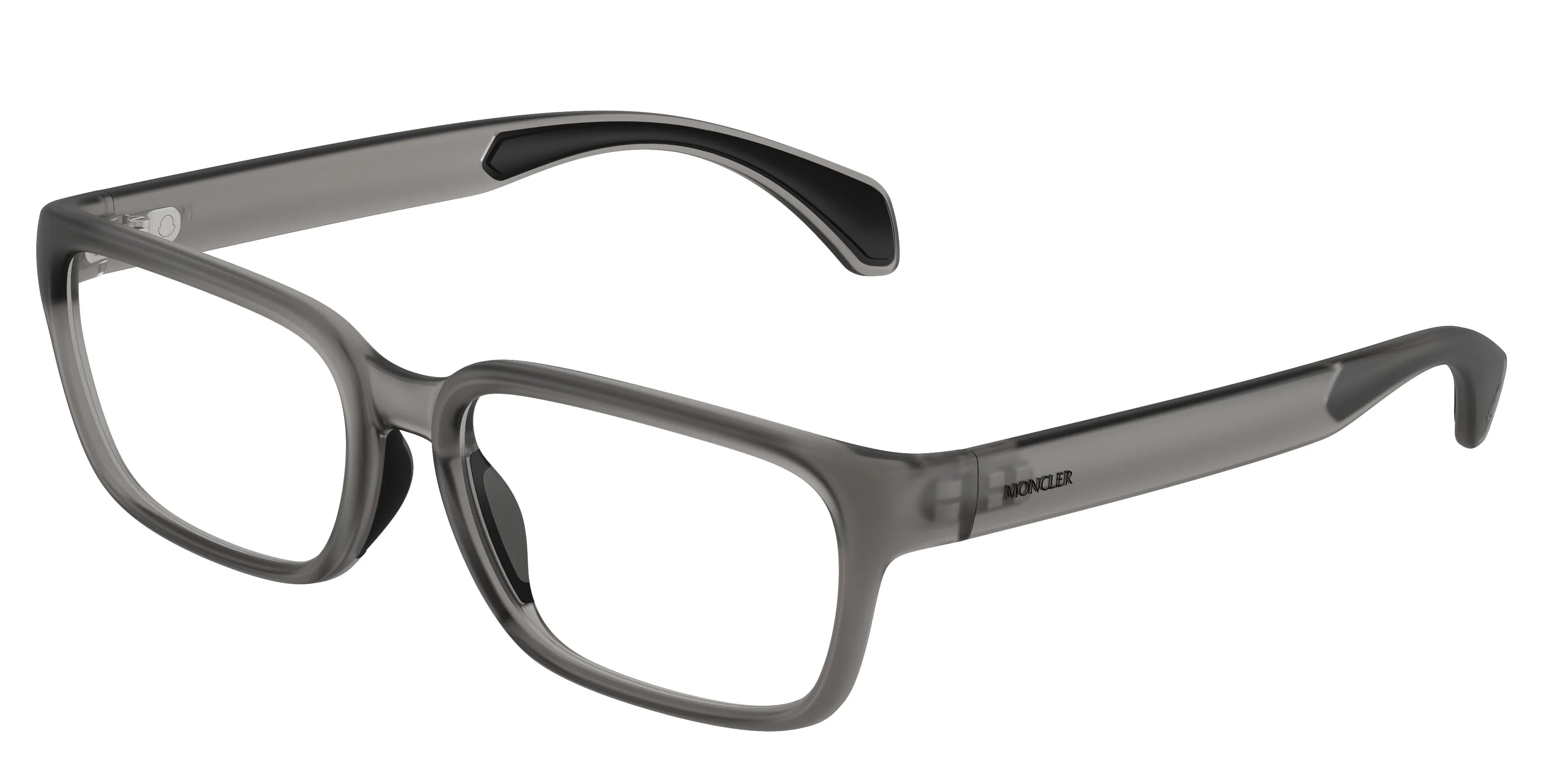 Moncler ME3001 5003 Montature da vista Iniettato Grigio Trasparente Squadrata Normale - immagine 1