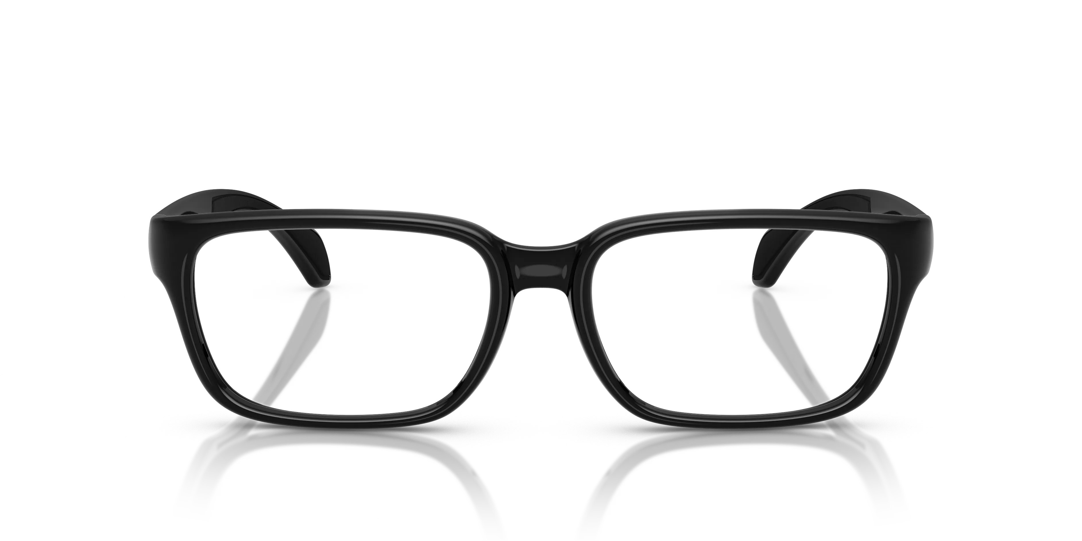 Moncler ME3001 5001 Montature da vista Iniettato Nero Trasparente Squadrata Normale - immagine 3