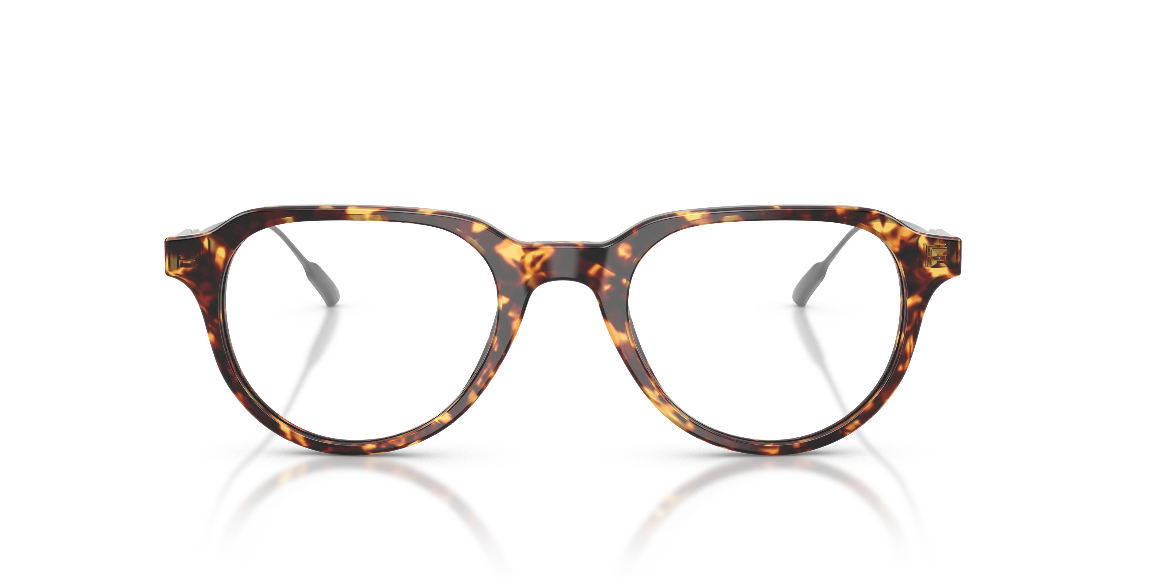 Moncler ME2031 3038 Montature da vista Acetato Tartaruga Trasparente Rotonda Normale - immagine 3
