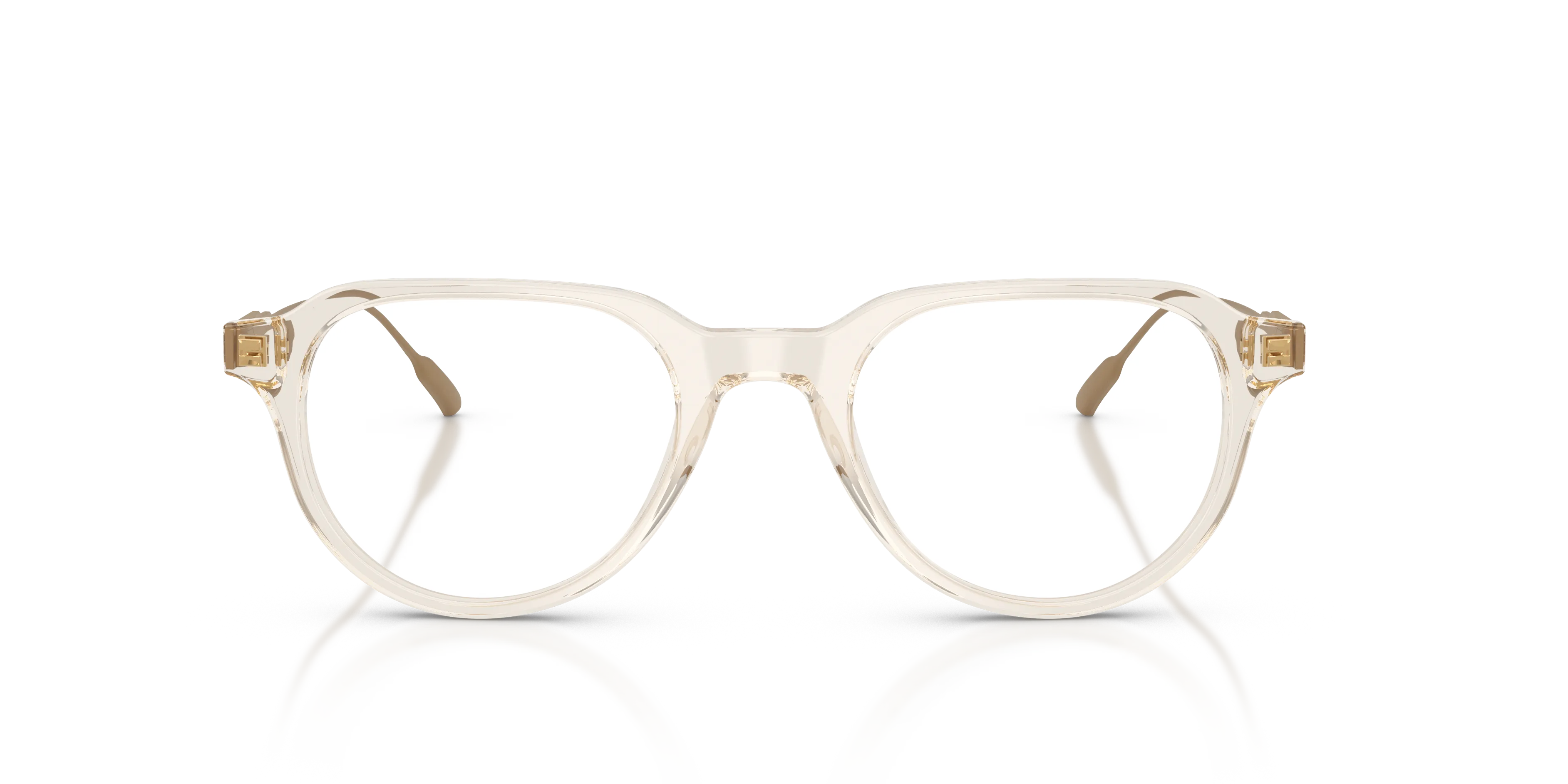 Moncler ME2031 3003 Montature da vista Acetato Bianco Trasparente Rotonda Normale - immagine 3
