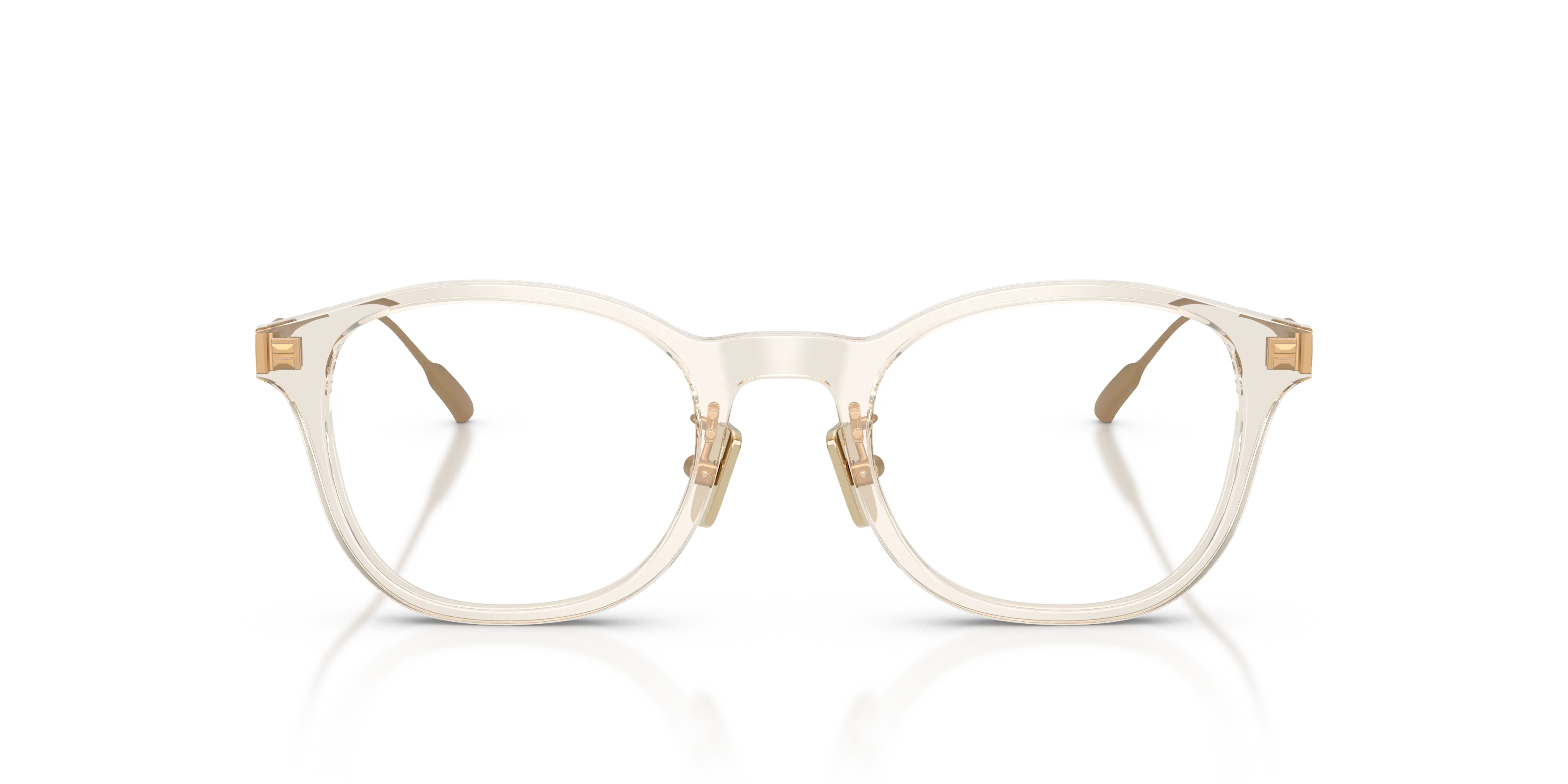Moncler ME2030D 3003 Montature da vista Acetato Bianco Trasparente Pantos Normale - immagine 3