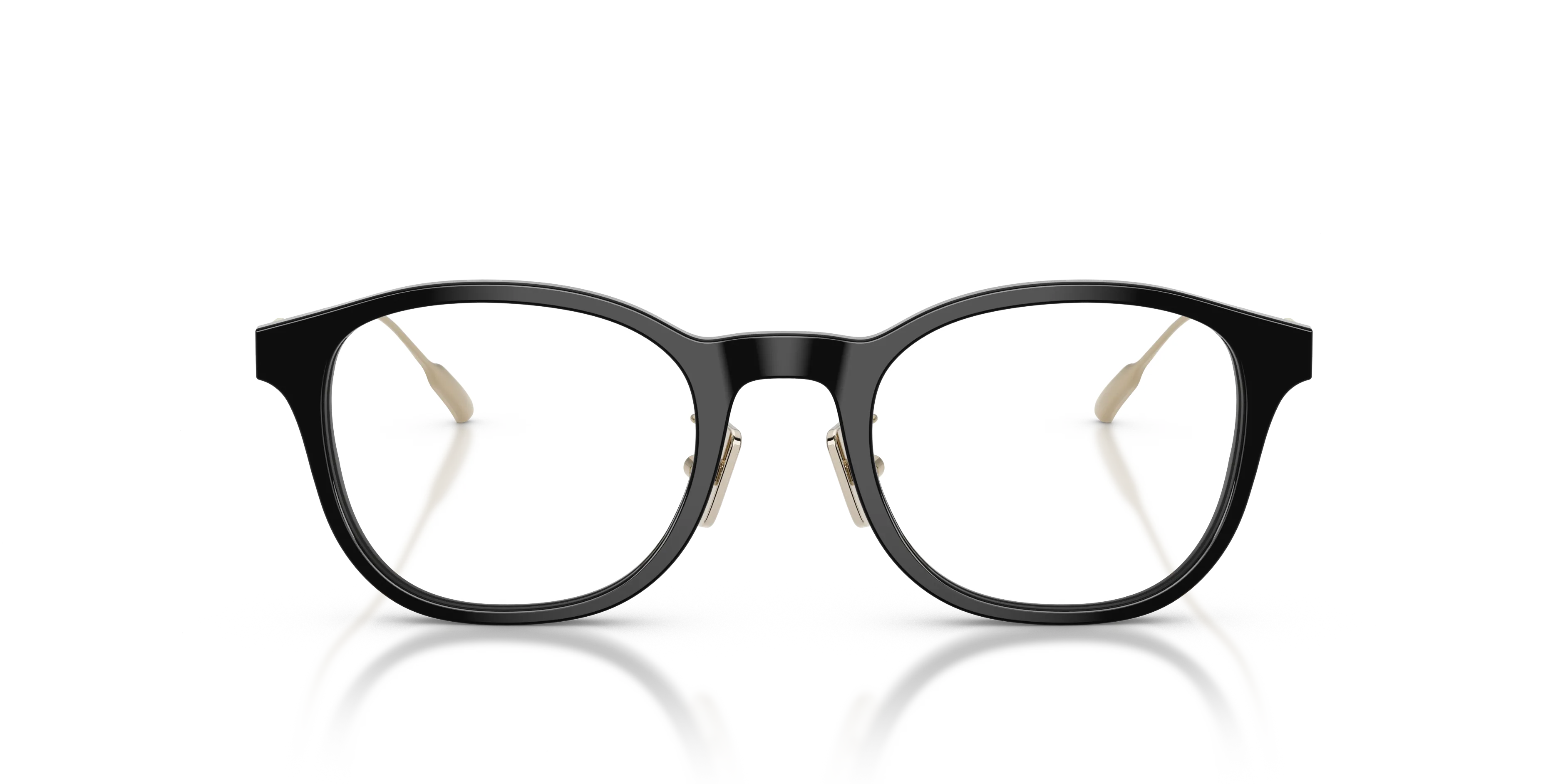 Moncler ME2030D 3001 Montature da vista Acetato Nero Trasparente Pantos Normale - immagine 3