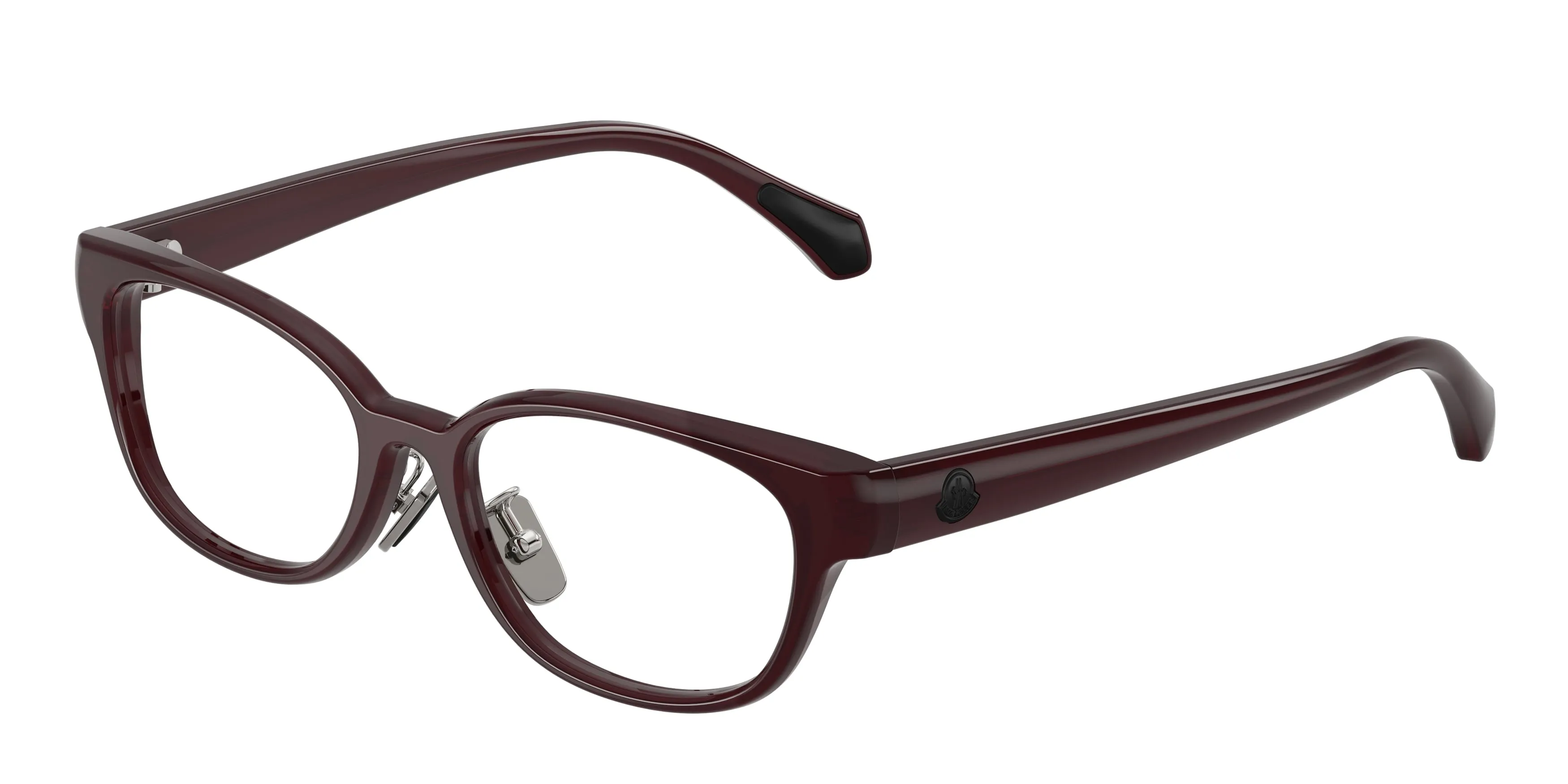 Moncler ME2029D 3044 Montature da vista Acetato Rosso Trasparente Rotonda Normale - immagine 1