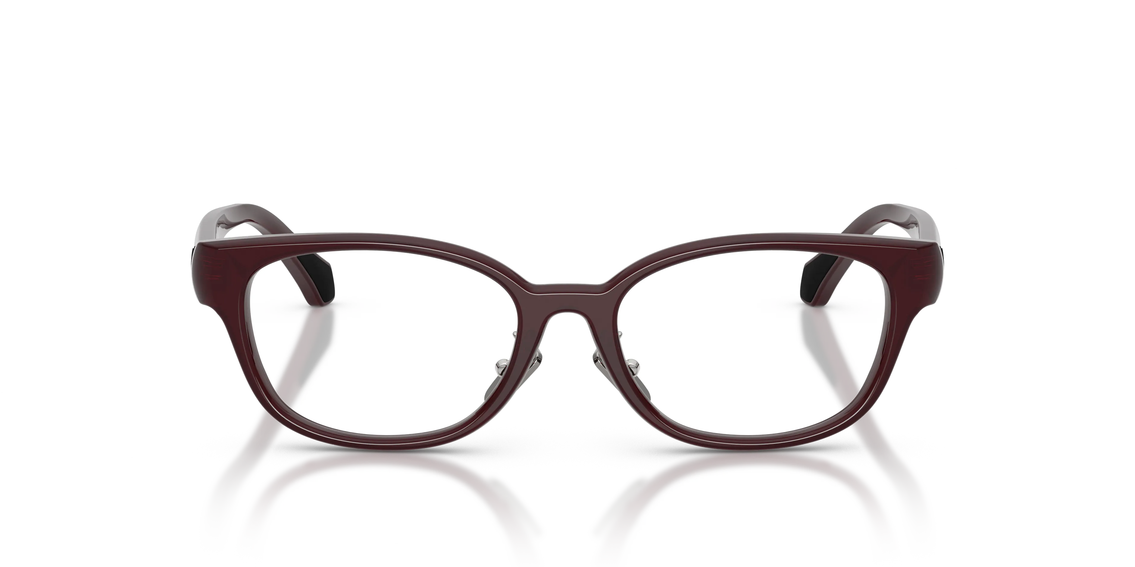 Moncler ME2029D 3044 Montature da vista Acetato Rosso Trasparente Rotonda Normale - immagine 3