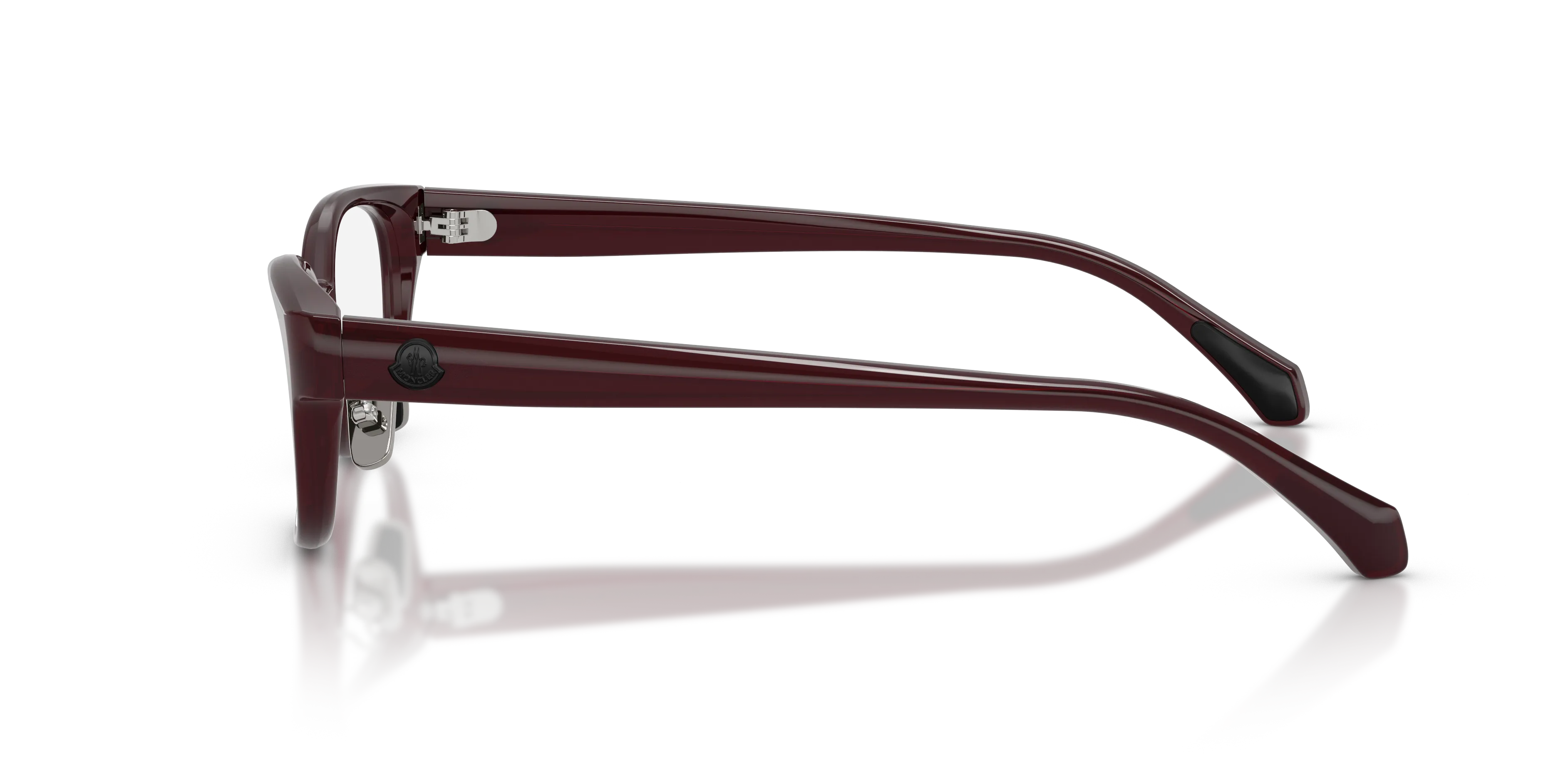Moncler ME2029D 3044 Montature da vista Acetato Rosso Trasparente Rotonda Normale - immagine 4
